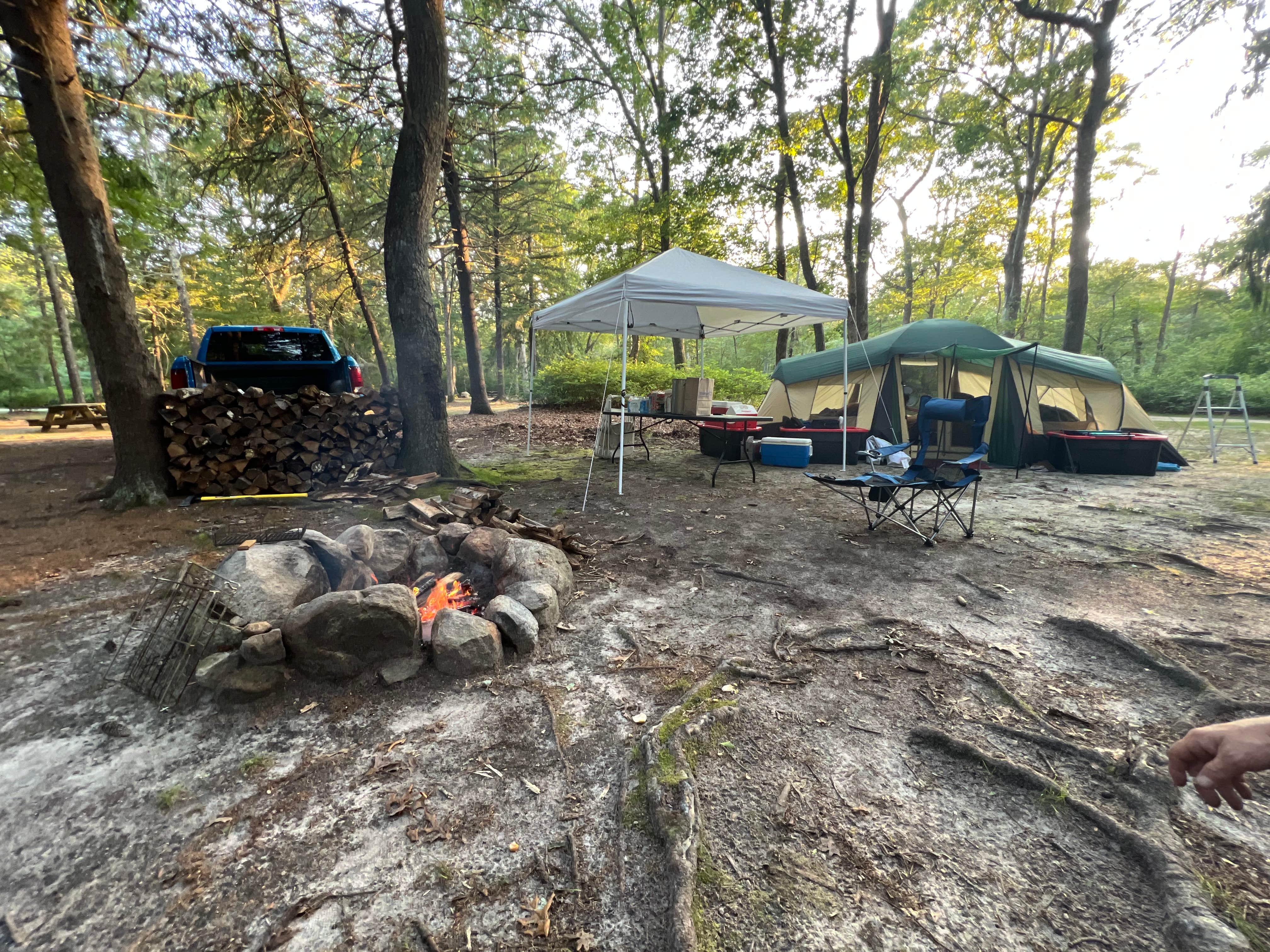 Kristi J.'s photo at Burlingame State Park Campground near Wakefield, RI