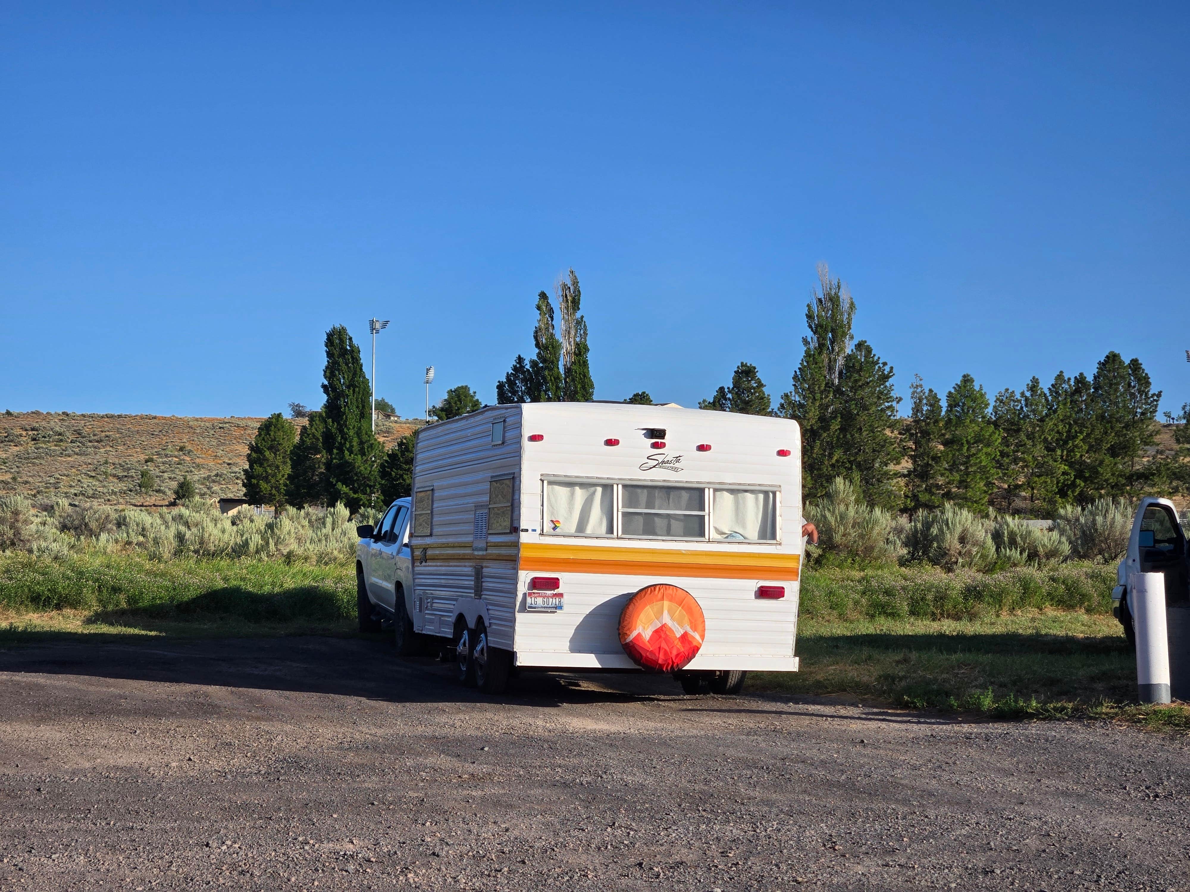 Kellie T.'s photo of rv camping at Burns Shell Truck Stop near Burns, OR