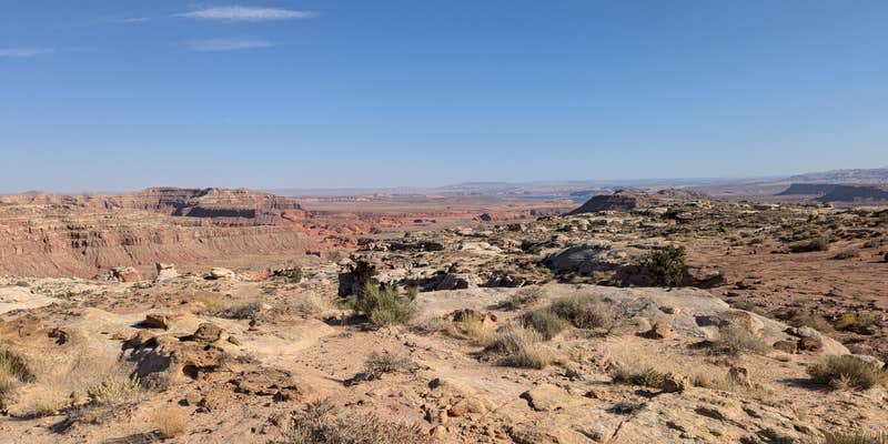 Camper submitted image from Burr Trail Road Pulloff Dispersed Campsite