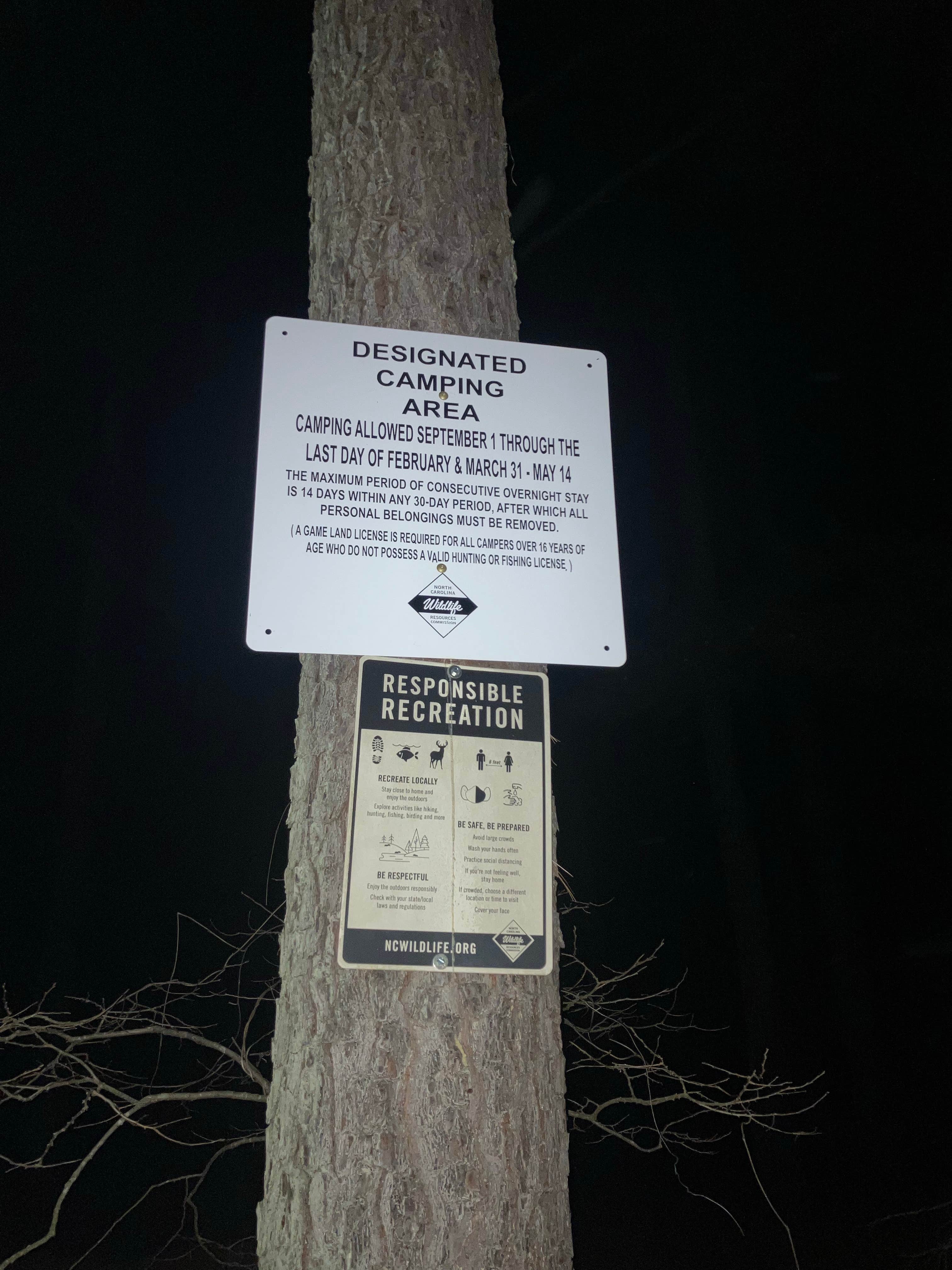 Camper-submitted photo at Butner lake WMA near Cary, NC