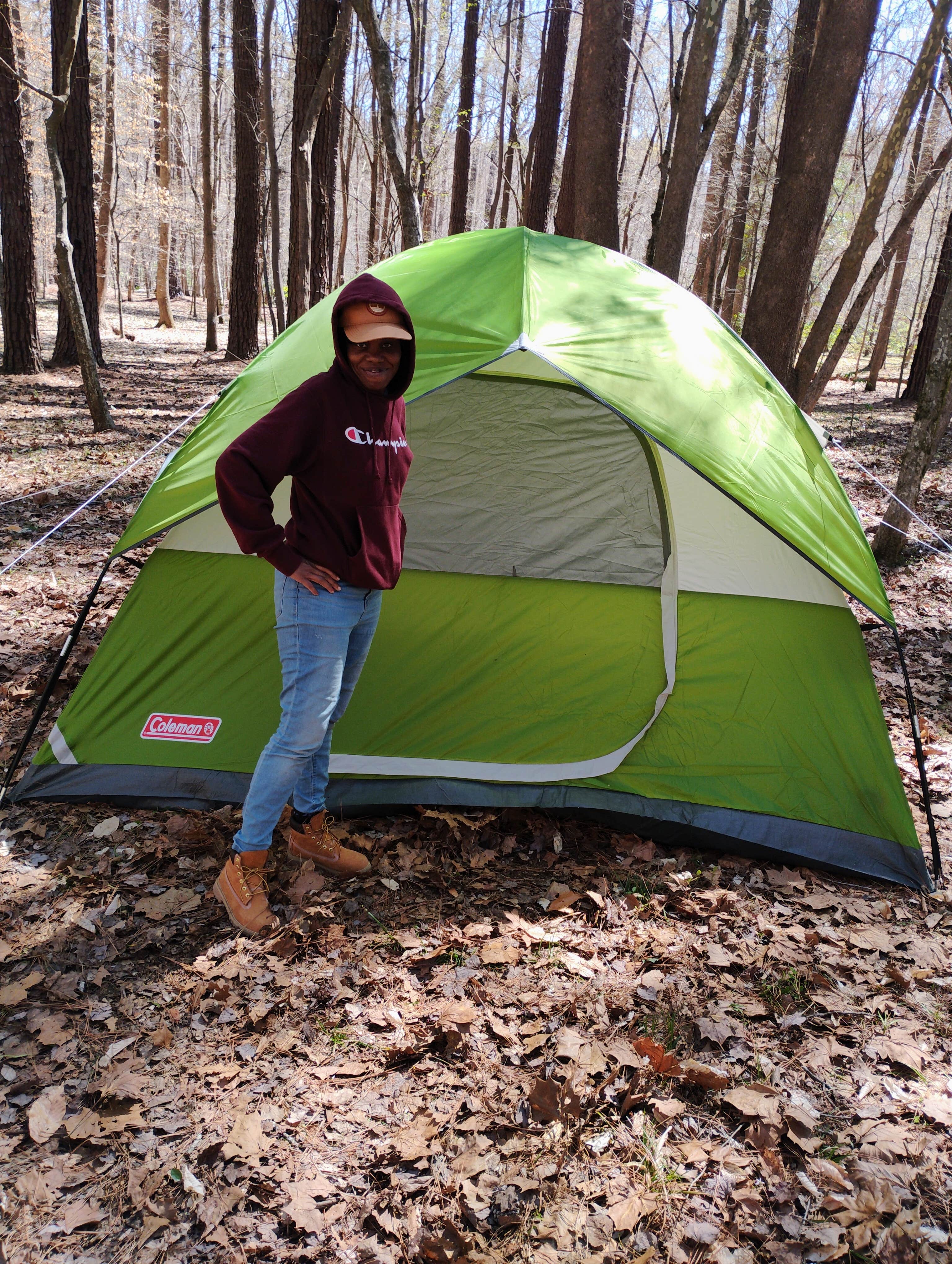 Donnelle's photo of a dispersed camping area at Butner lake WMA near Cary, NC