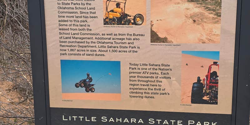 Camper submitted image from Buttercup — Little Sahara State Park