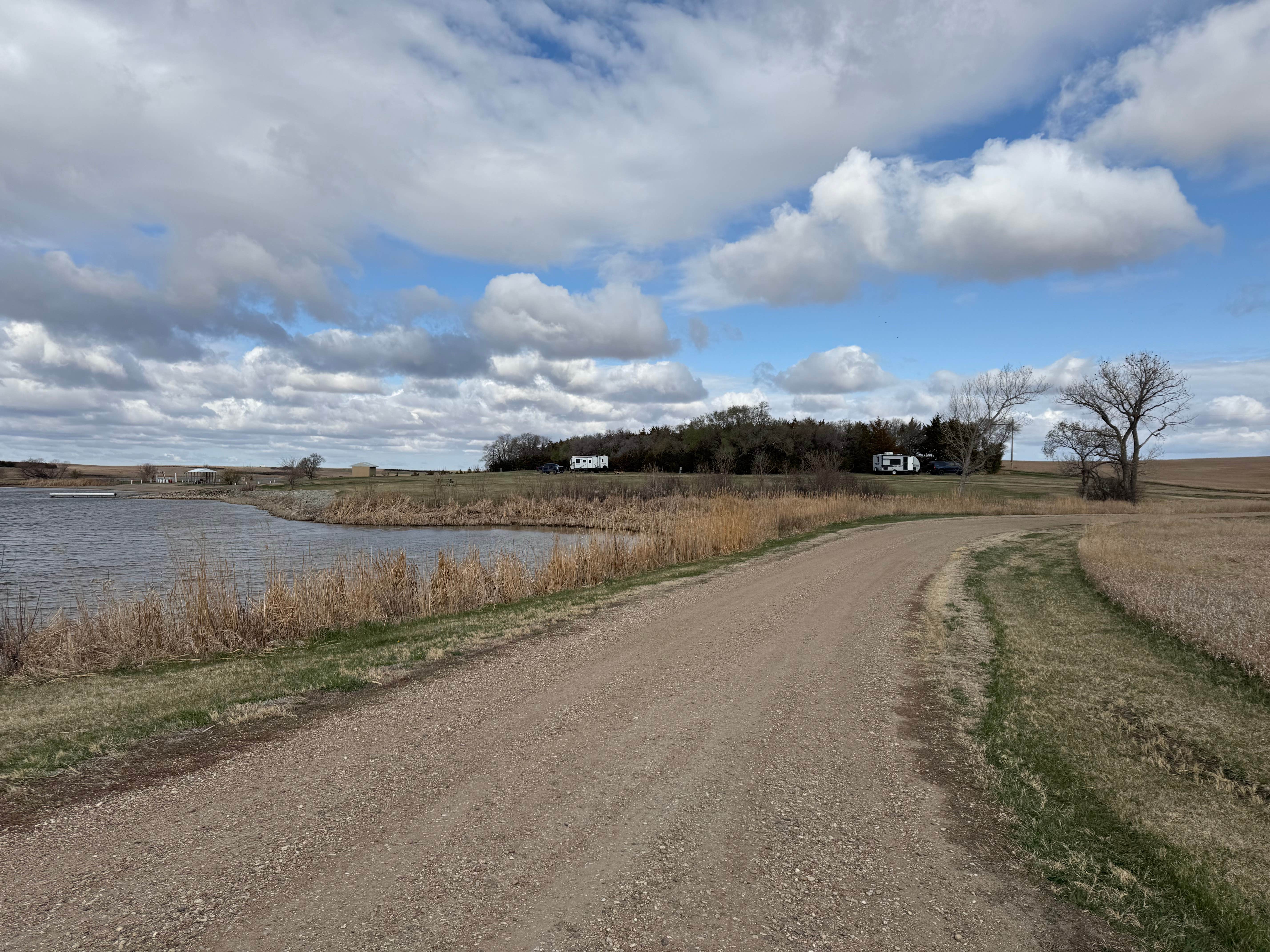 Jason J.'s photo of a dispersed camping area at Byre Lake Recreation Area near Pierre, SD
