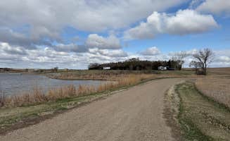 Jason J.'s photo of a dispersed camping area at Byre Lake Recreation Area near Pierre, SD