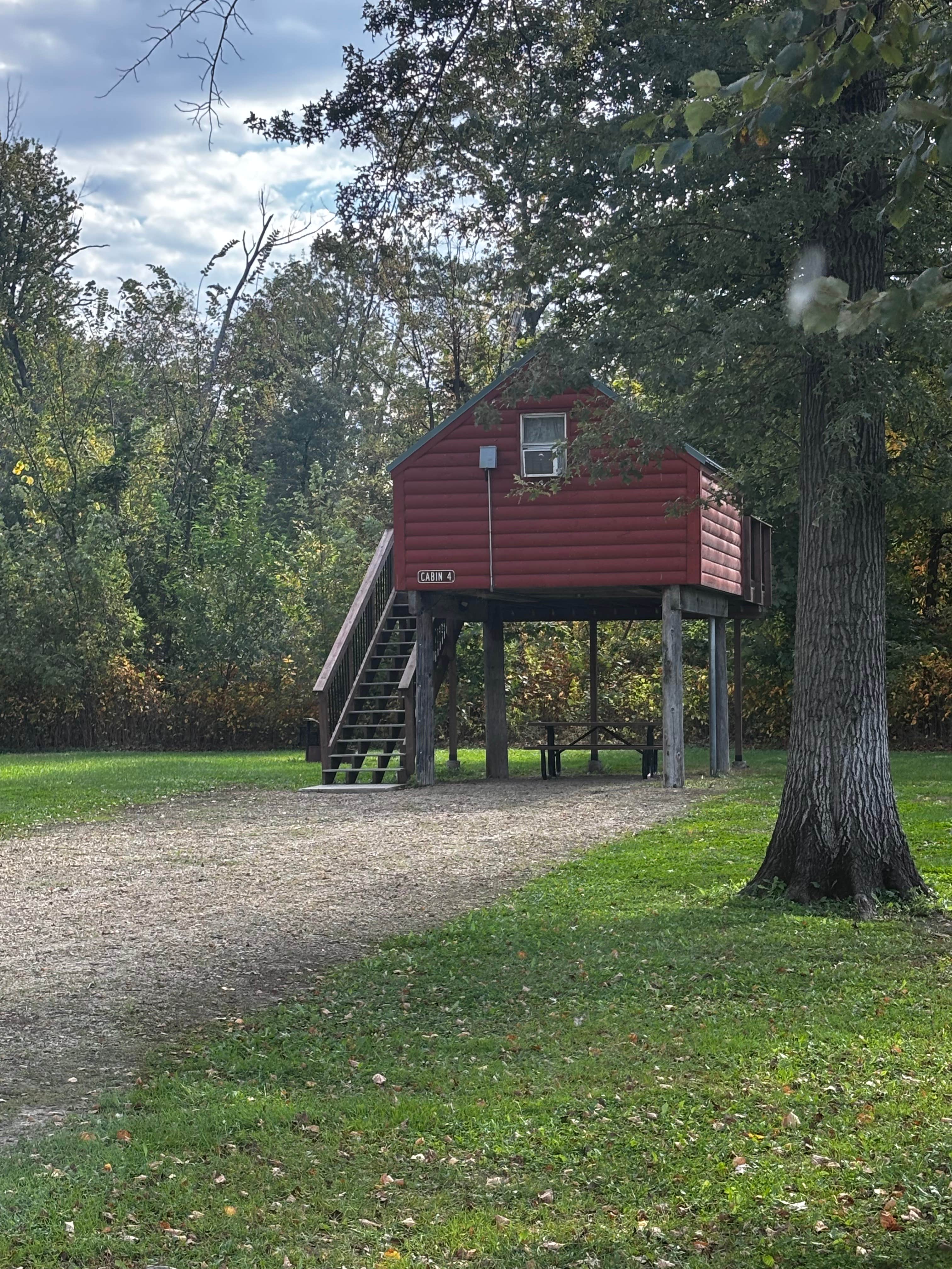Camper-submitted photo at Cabin 4, Rock Creek Marina & Campground near Fulton, IL