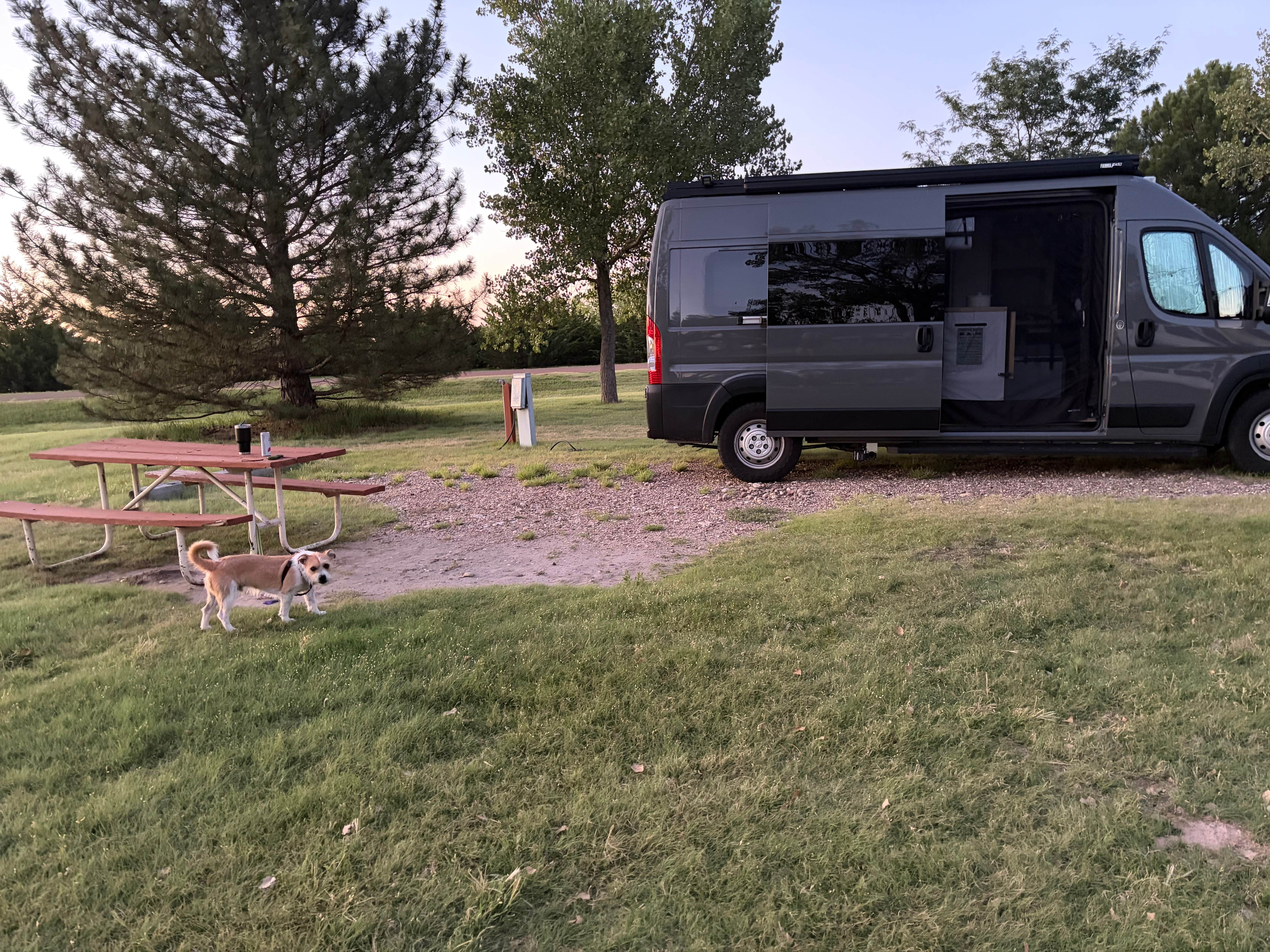Camper-submitted photo at Cabins — Prairie Dog State Park near Norton, KS