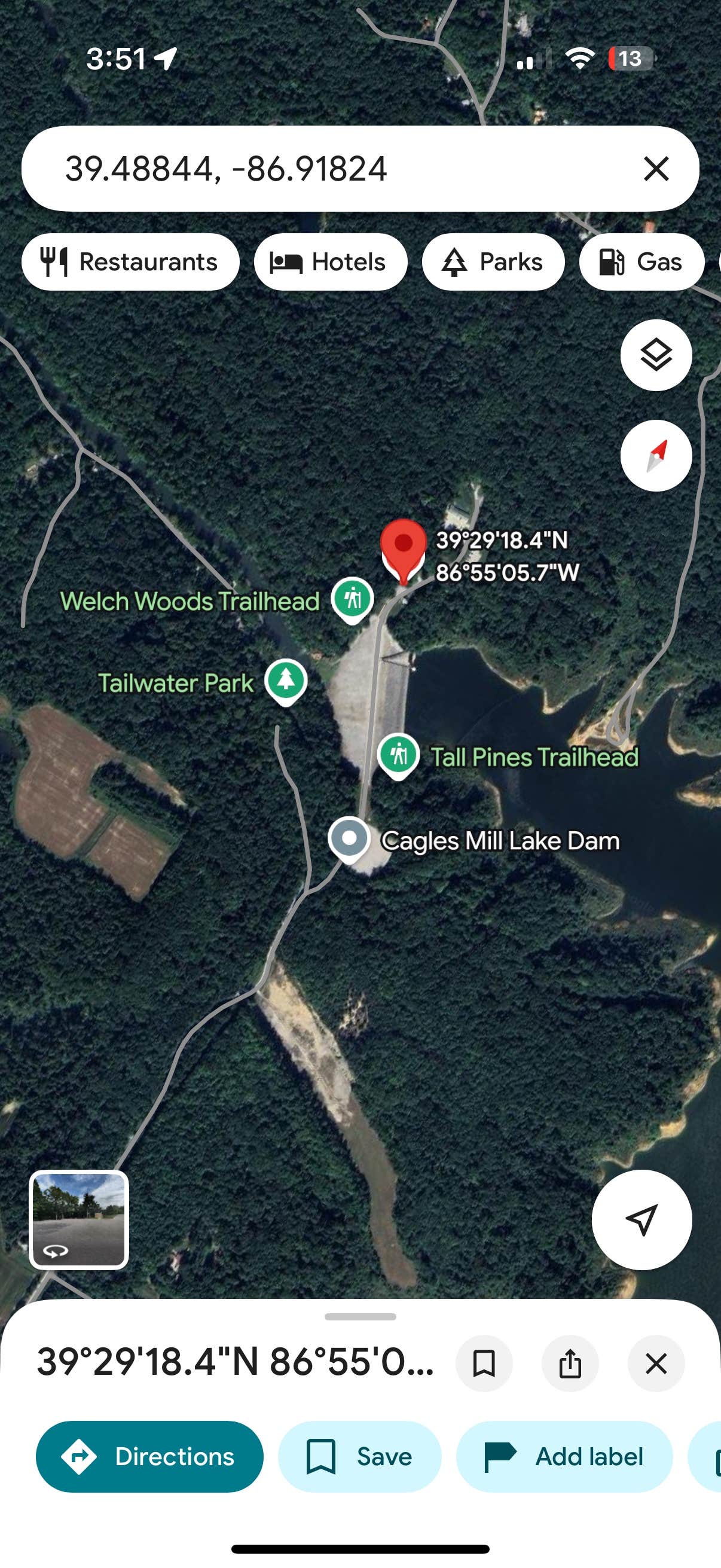 cagles mill lake dam recreation area