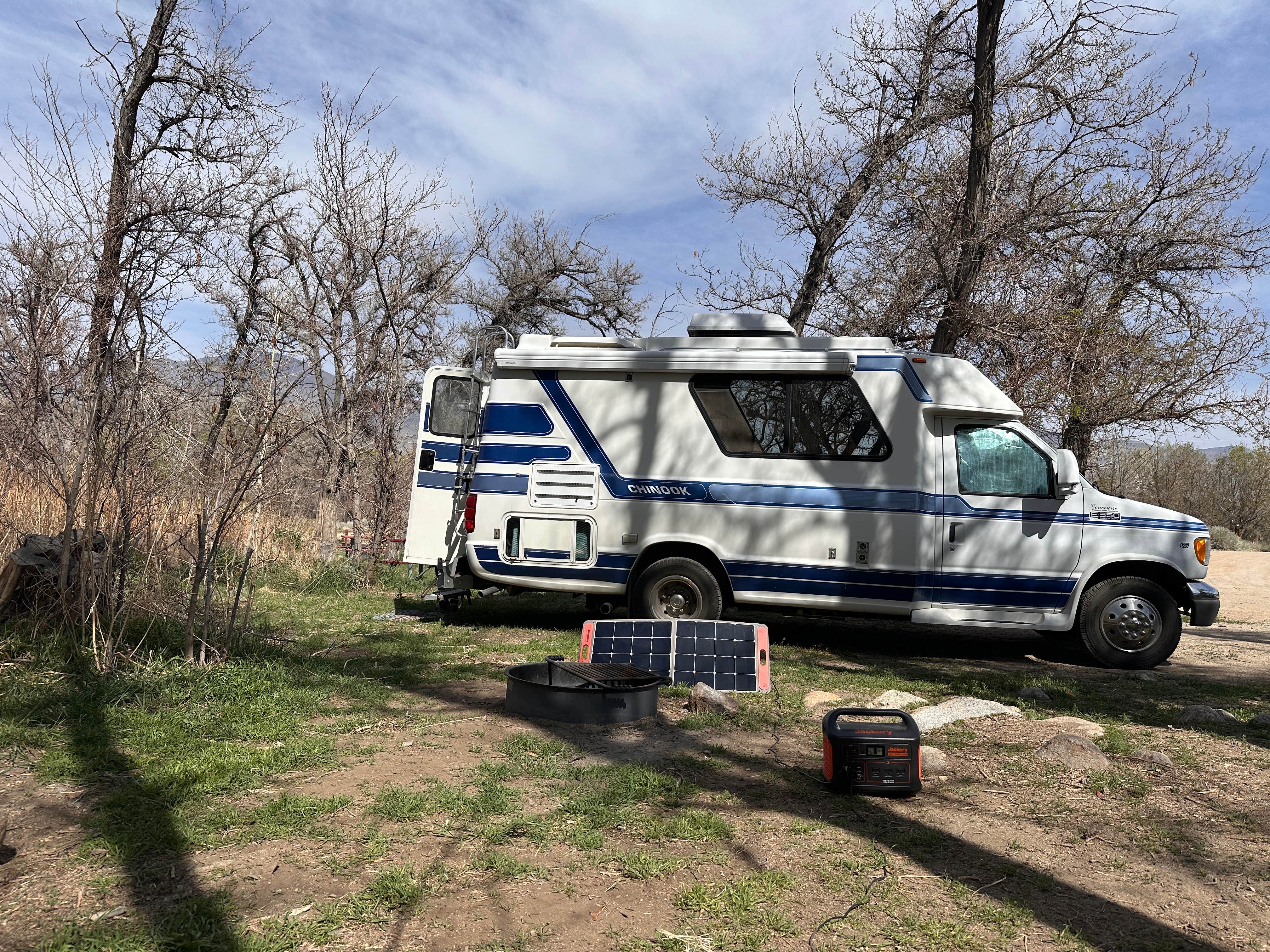Kathy B.'s photo of rv camping at Baker Creek Campground near Big Pine, CA