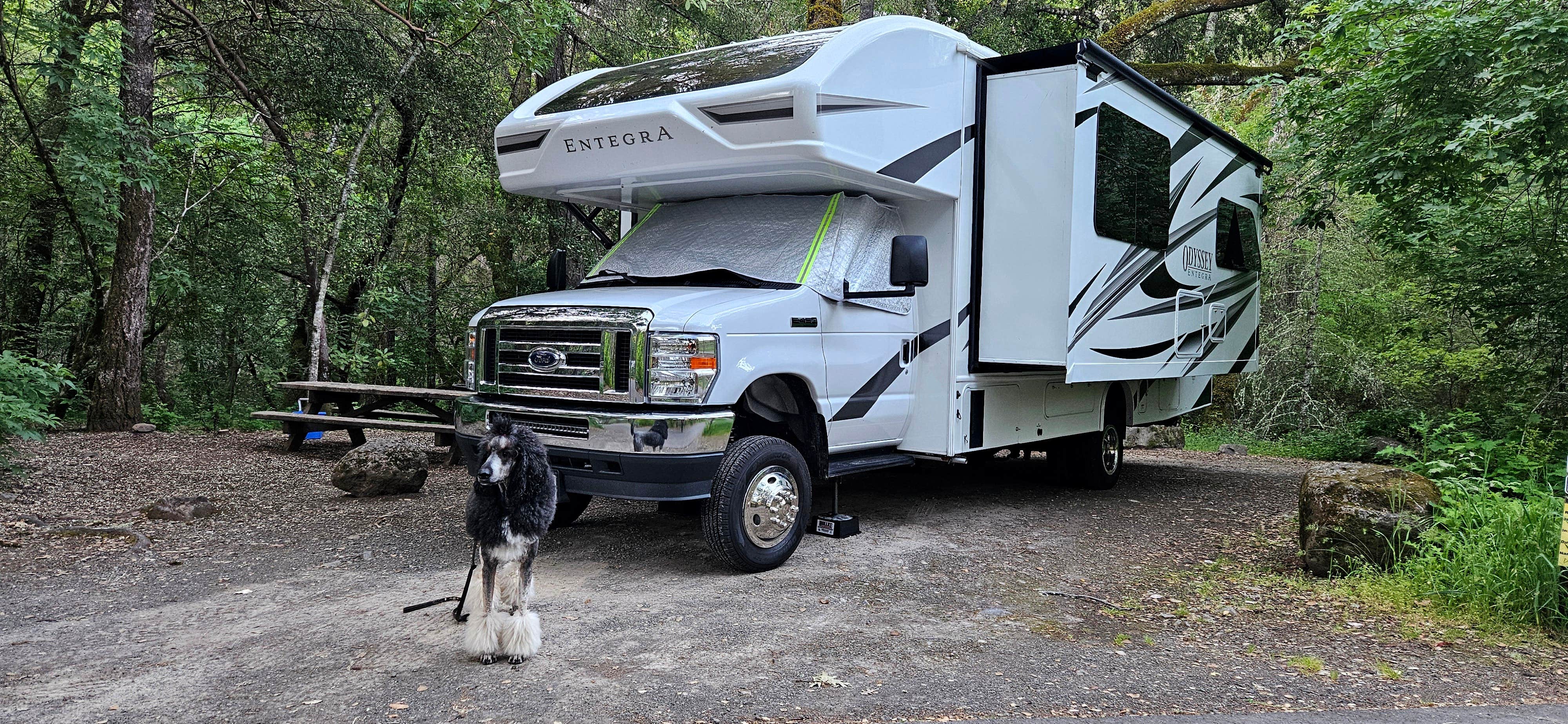 Gina D.'s photo of rv camping at Ritchey Creek Campground — Bothe-Napa Valley State Park near Calistoga, CA