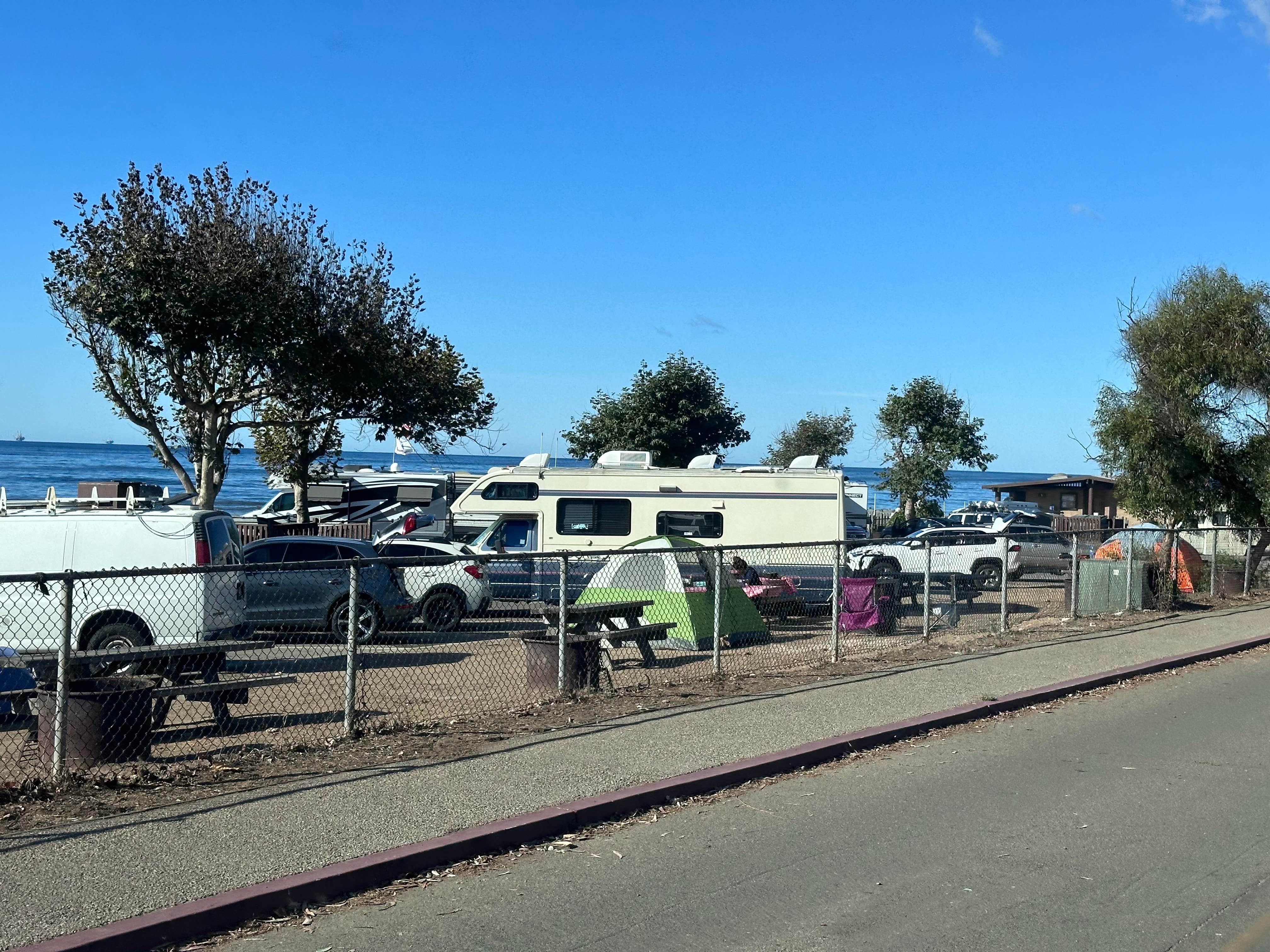 Spicy  N.'s photo of rv camping at Santa Cruz Campground — Carpinteria State Beach near Goleta, CA