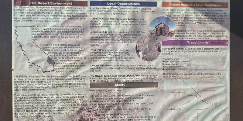 Camper submitted image from California Desert Conservation Area