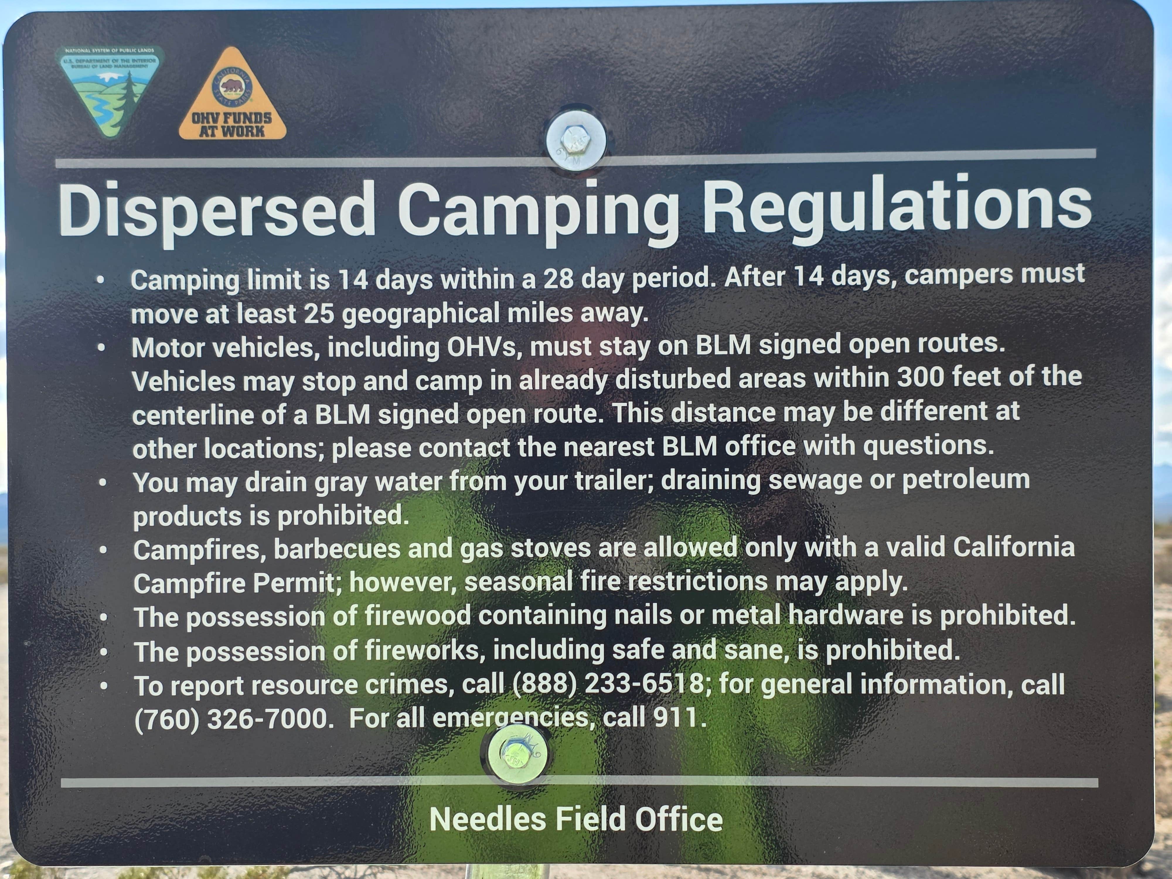 Camper-submitted photo at California Desert Conservation Area near Lake Havasu City, AZ