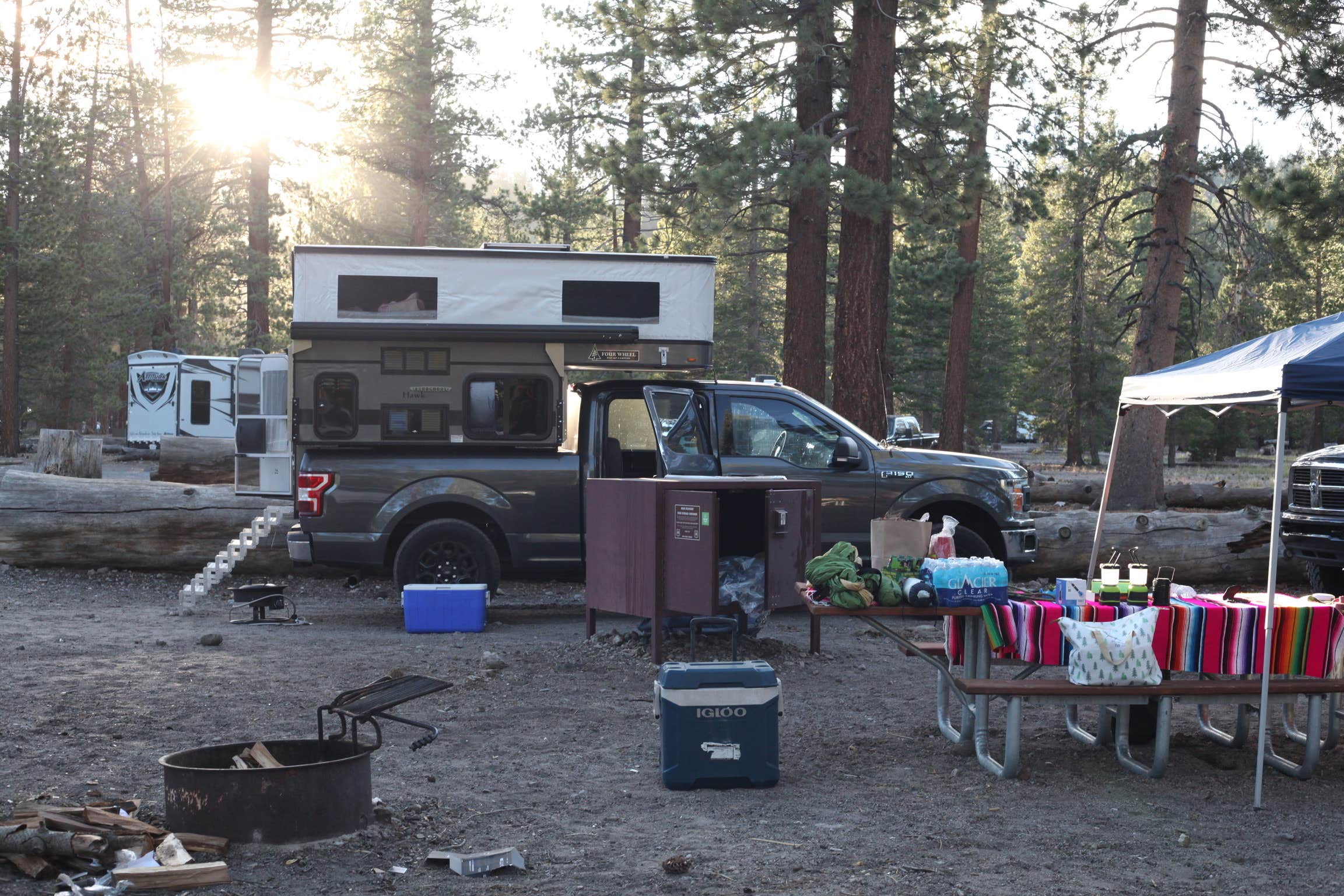 Camper-submitted photo at Glass Creek near Inyo National Forest