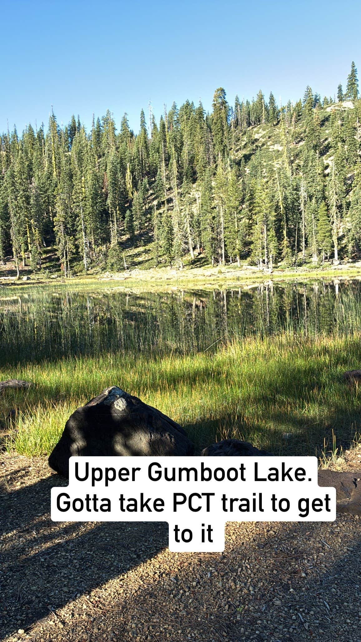 Camper-submitted photo at Gumboot Lake Campground near Weed, CA