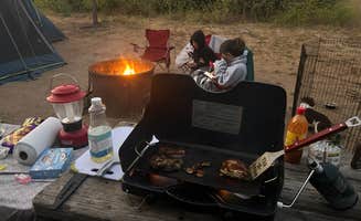Laura D.'s photo of tent camping at Manresa State Beach Campground near Pinnacles, CA