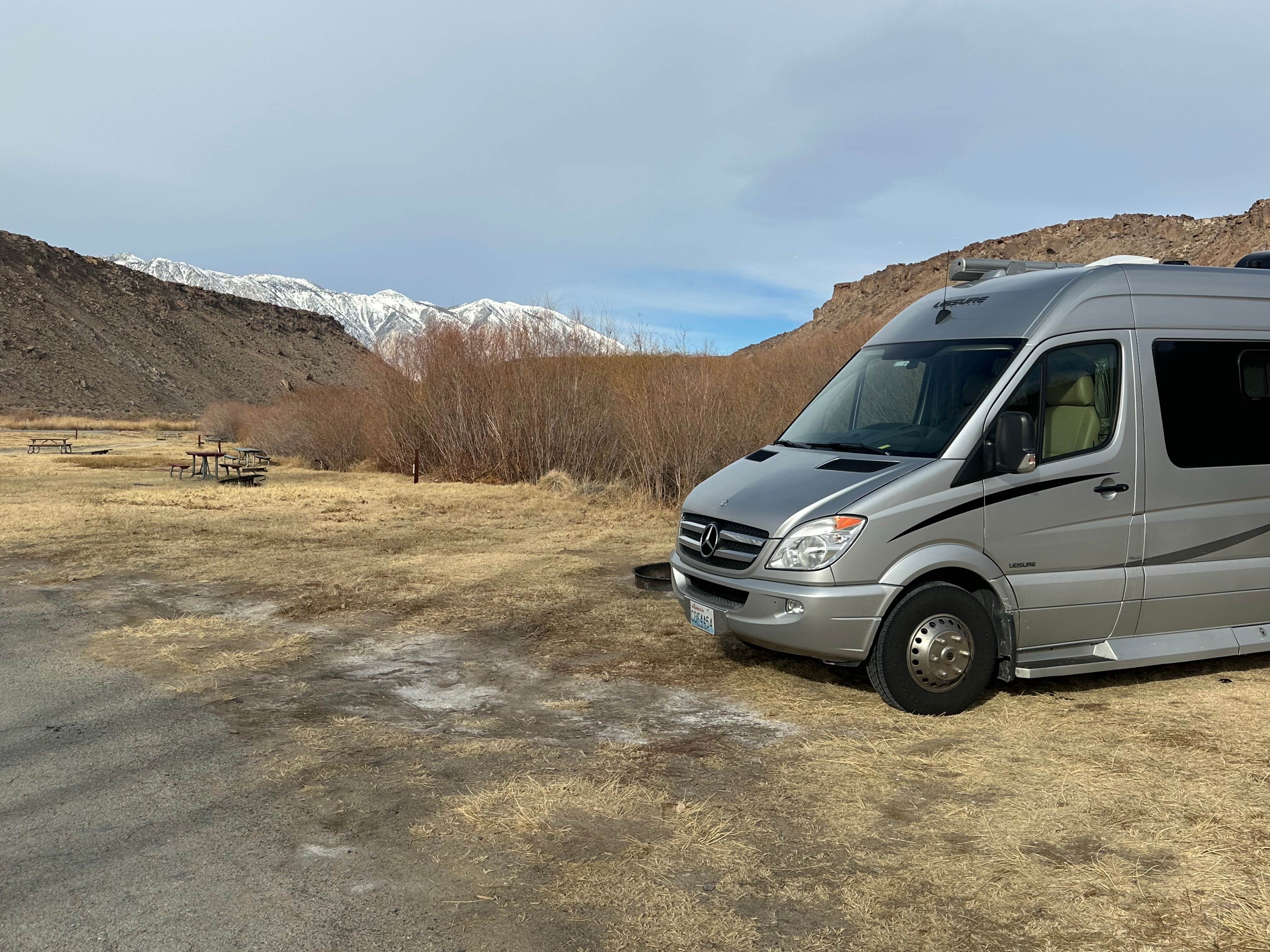Teresa A.'s photo of rv camping at Pleasant Valley Campground near Big Pine, CA