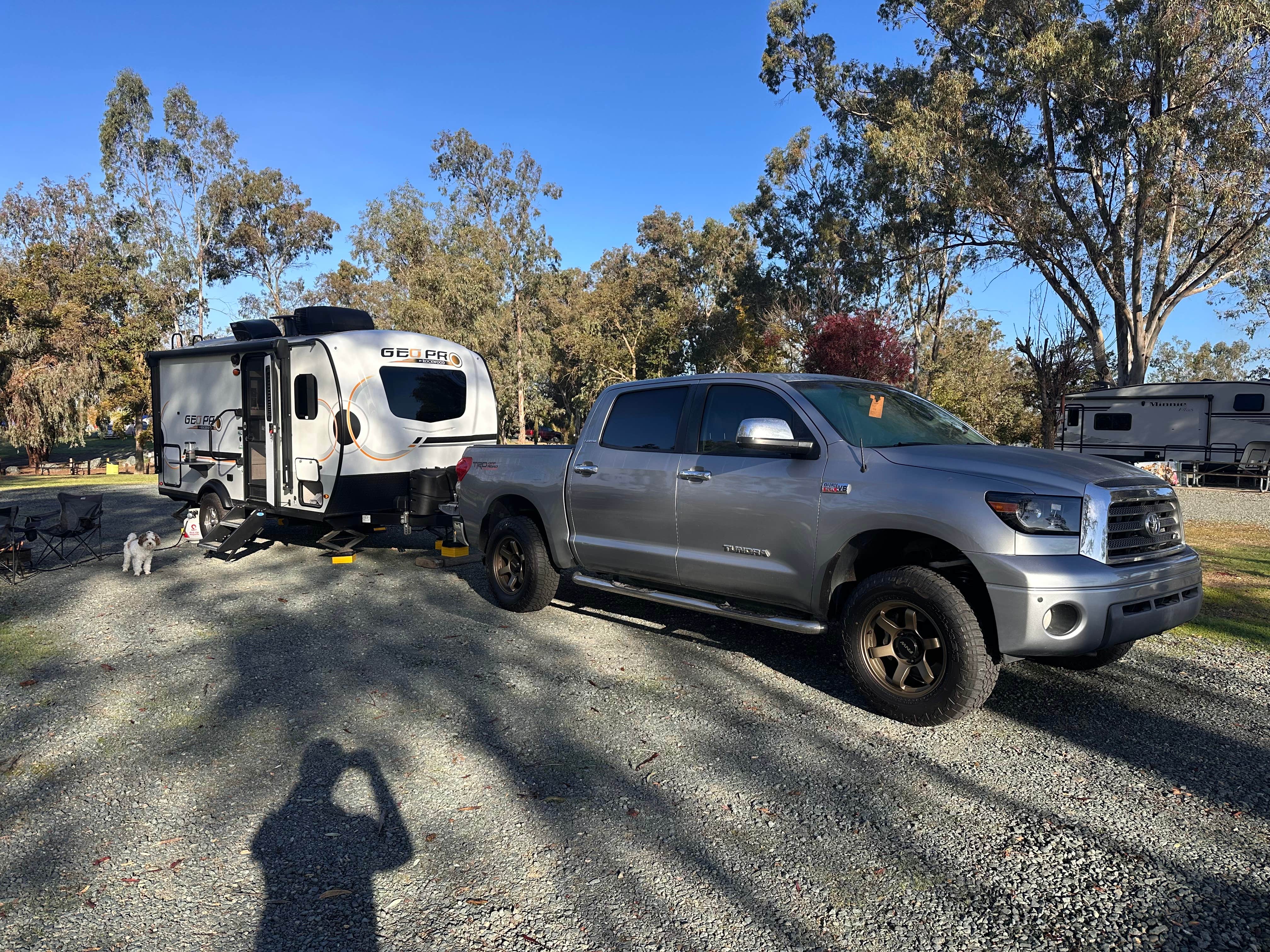 lance L.'s photo of camping with pets at Rancho Seco Recreation Area near Sacramento, CA