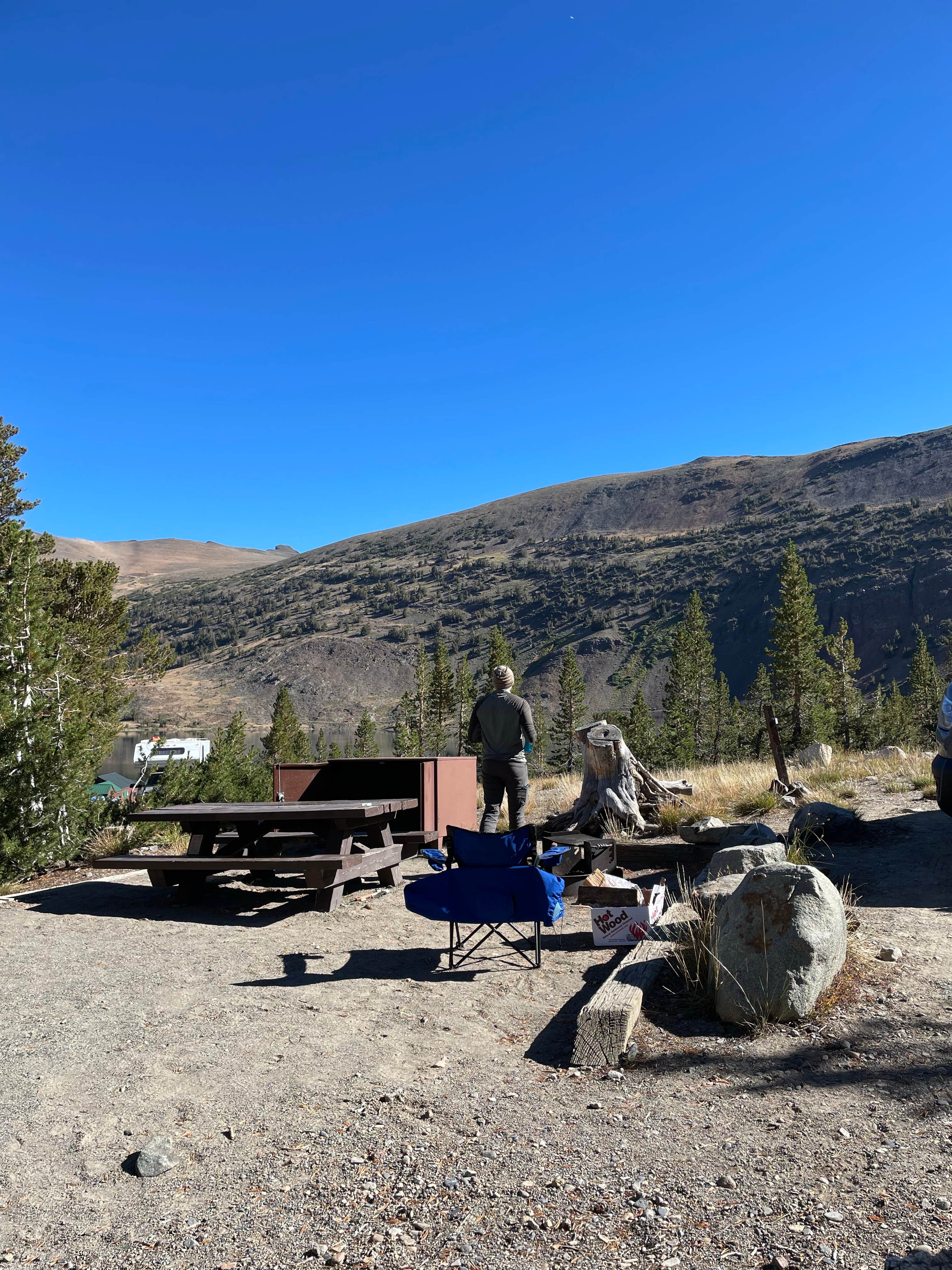 Camper submitted image from Saddlebag Lake Campground - 5