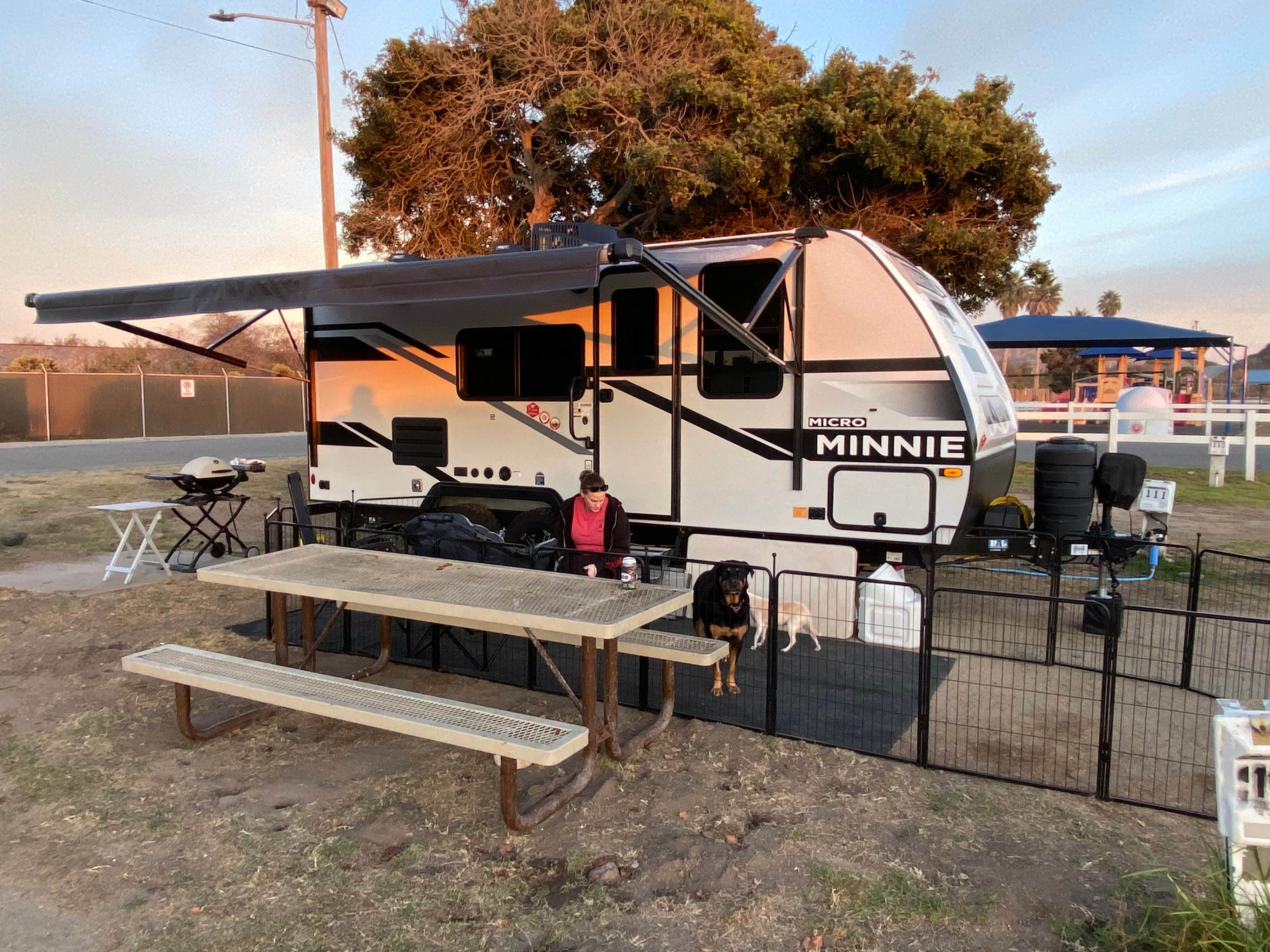 Ryan M.'s photo of camping with pets at San Onofre Recreation Beach and Camping near San Clemente, CA