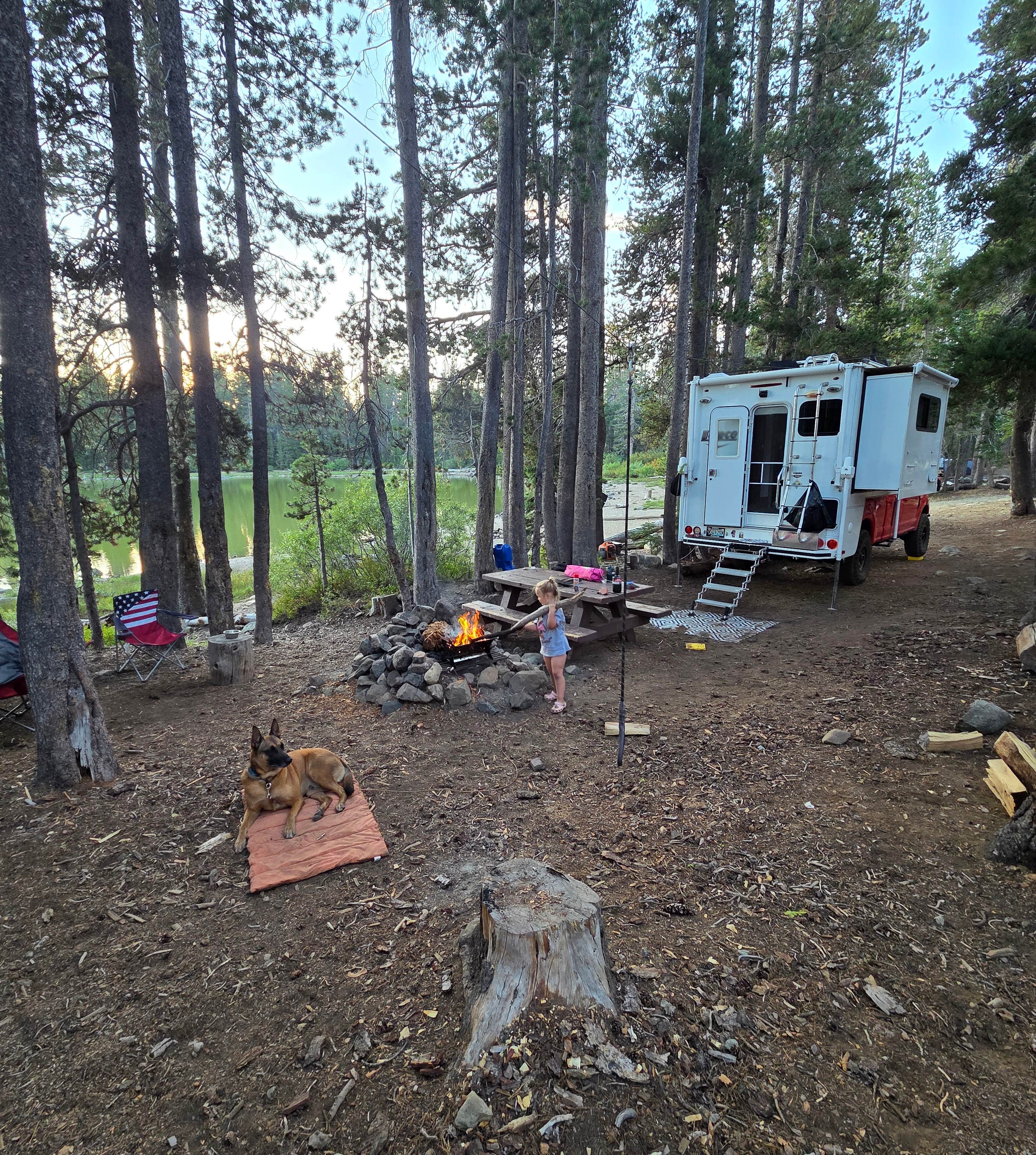 Jason M.'s photo of camping with pets at Snag Lake Campground near Clio, CA