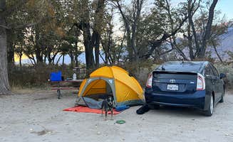 Mike's photo of camping with pets at Taboose Creek Campground near Alabama Hills, CA