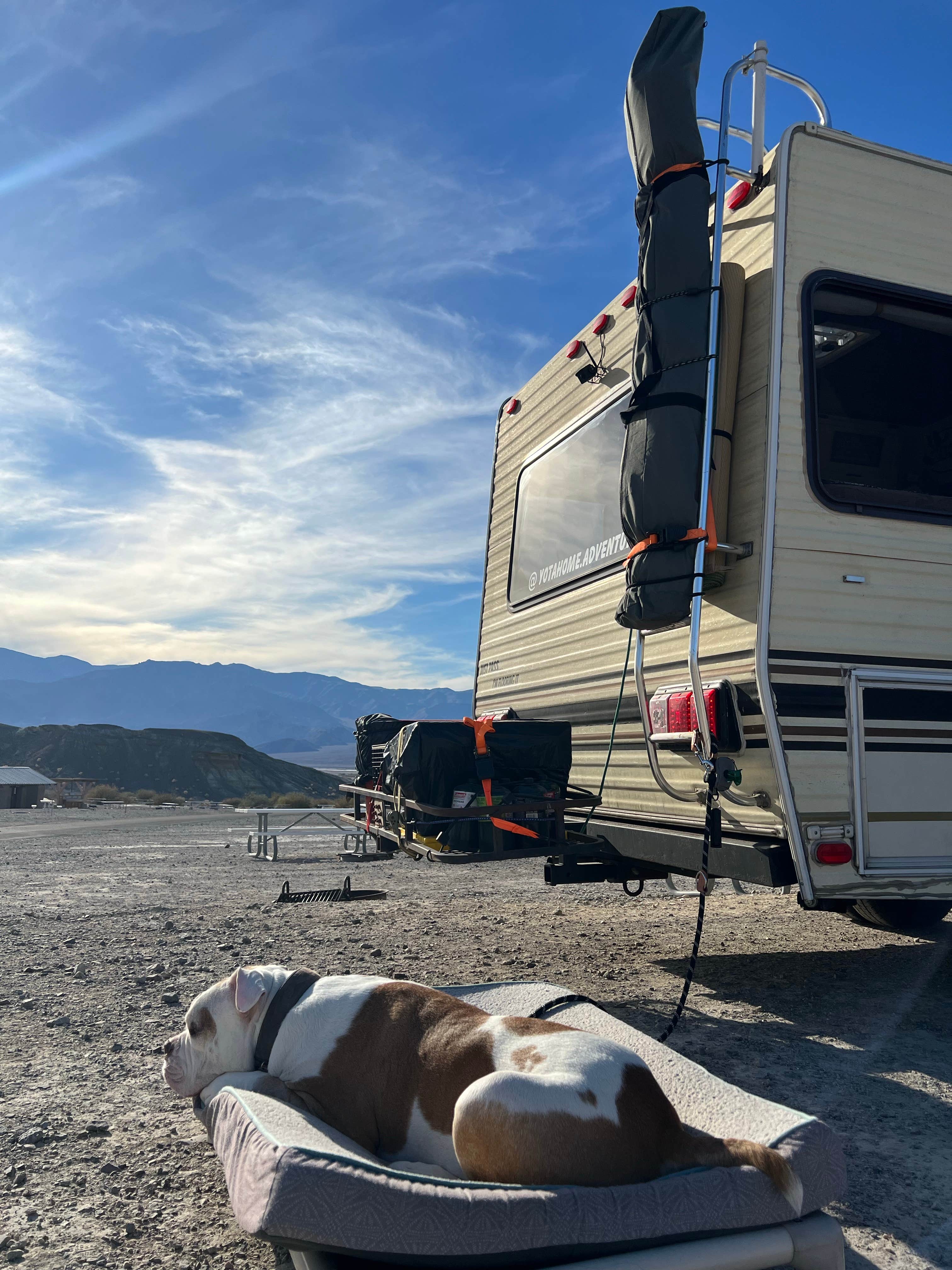 Michell C.'s photo of rv camping at Texas Springs Campground — Death Valley National Park near Beatty, NV