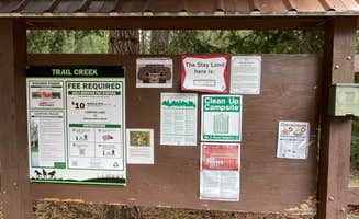 Connie H.'s photo of camping with pets at Trail Creek Campground near Klamath National Forest