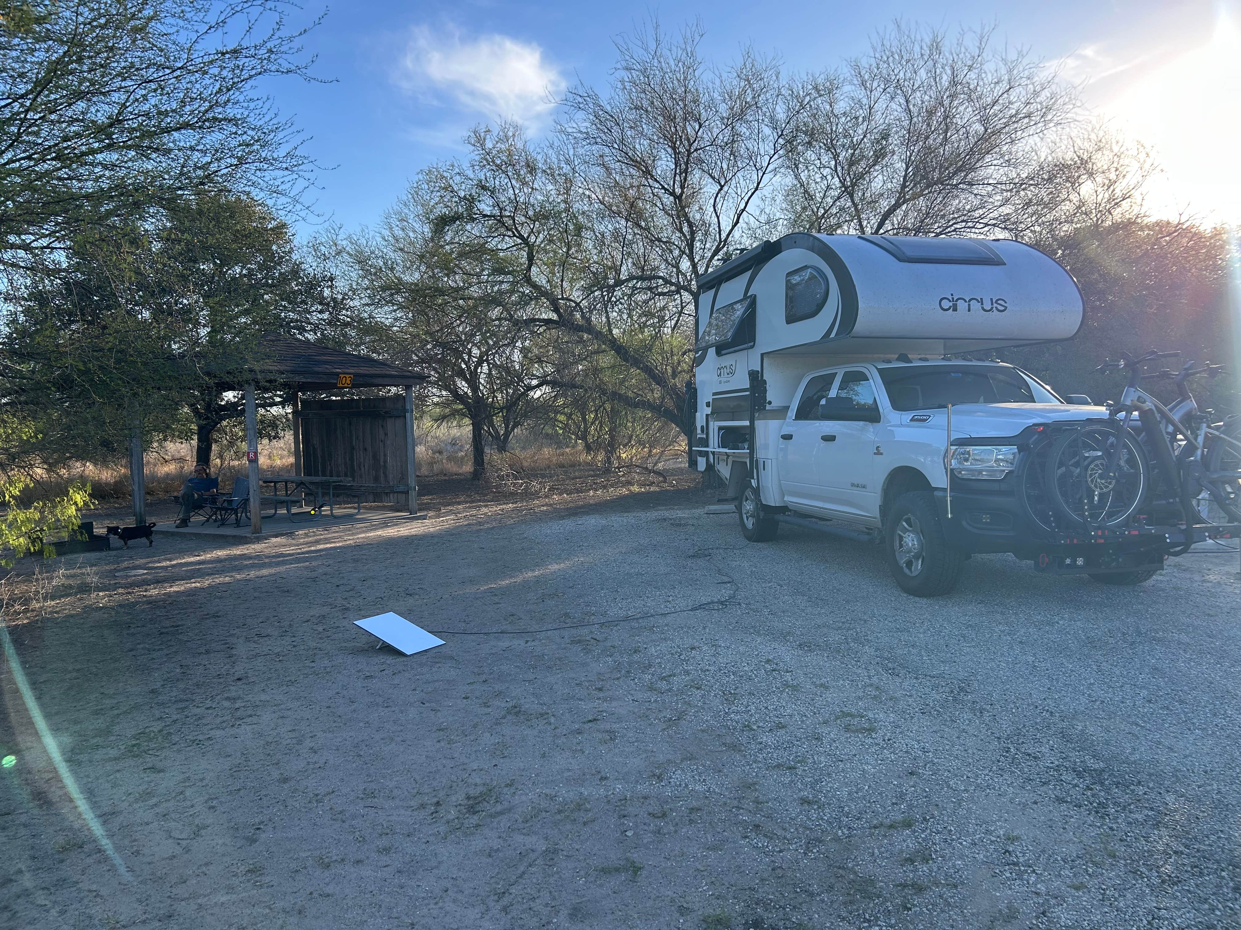 Ursula's photo of rv camping at Choke Canyon State Park Campground near Calliham, TX
