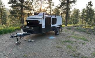 Jacob V.'s photo of camping with pets at Calumet Rd Dispersed Camping near Black Hills National Forest