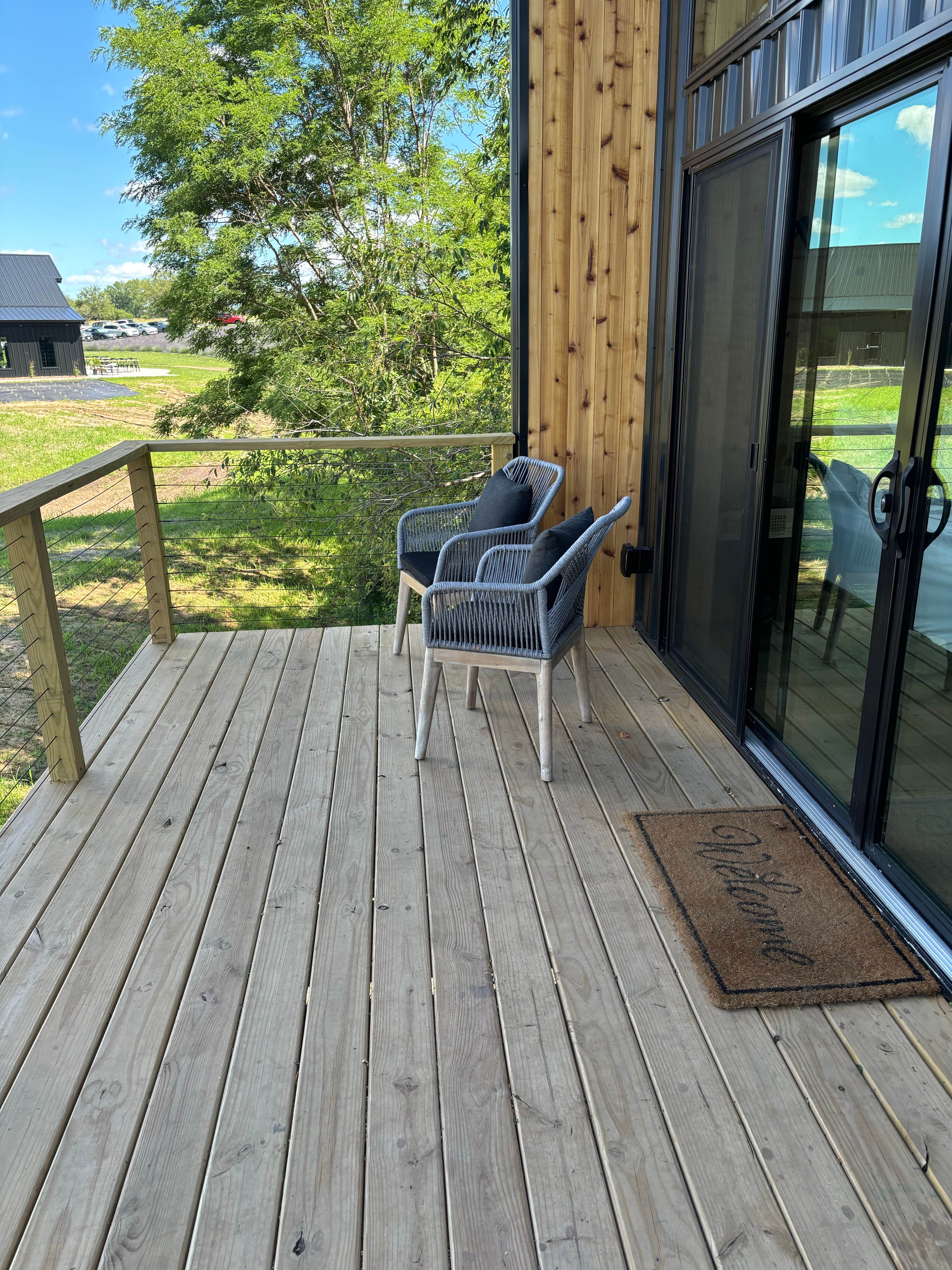 Camper-submitted photo at Calyx Creek, Creekside Treehouse near Amana, IA