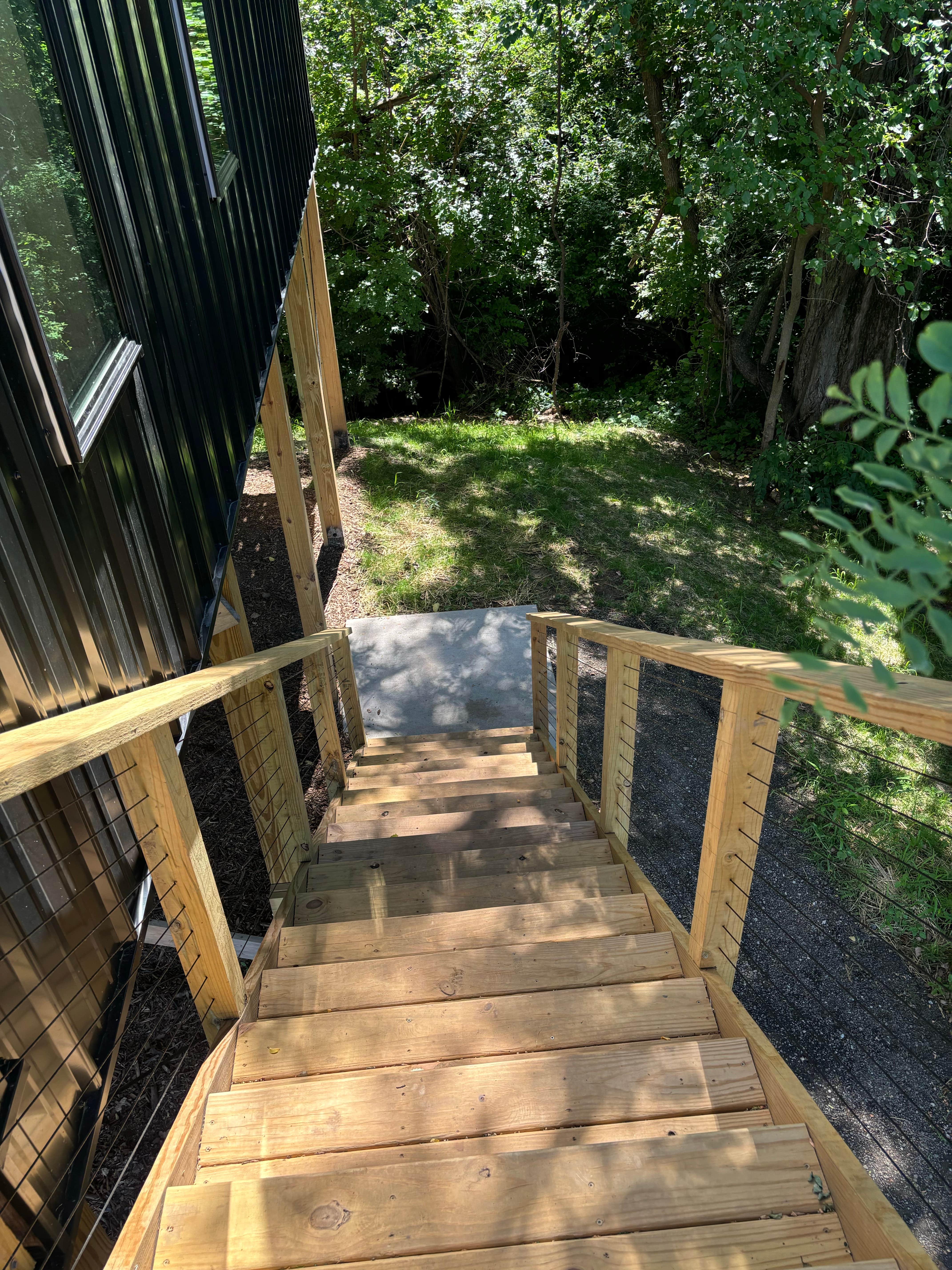 Camper-submitted photo at Calyx Creek, Creekside Treehouse near Amana, IA