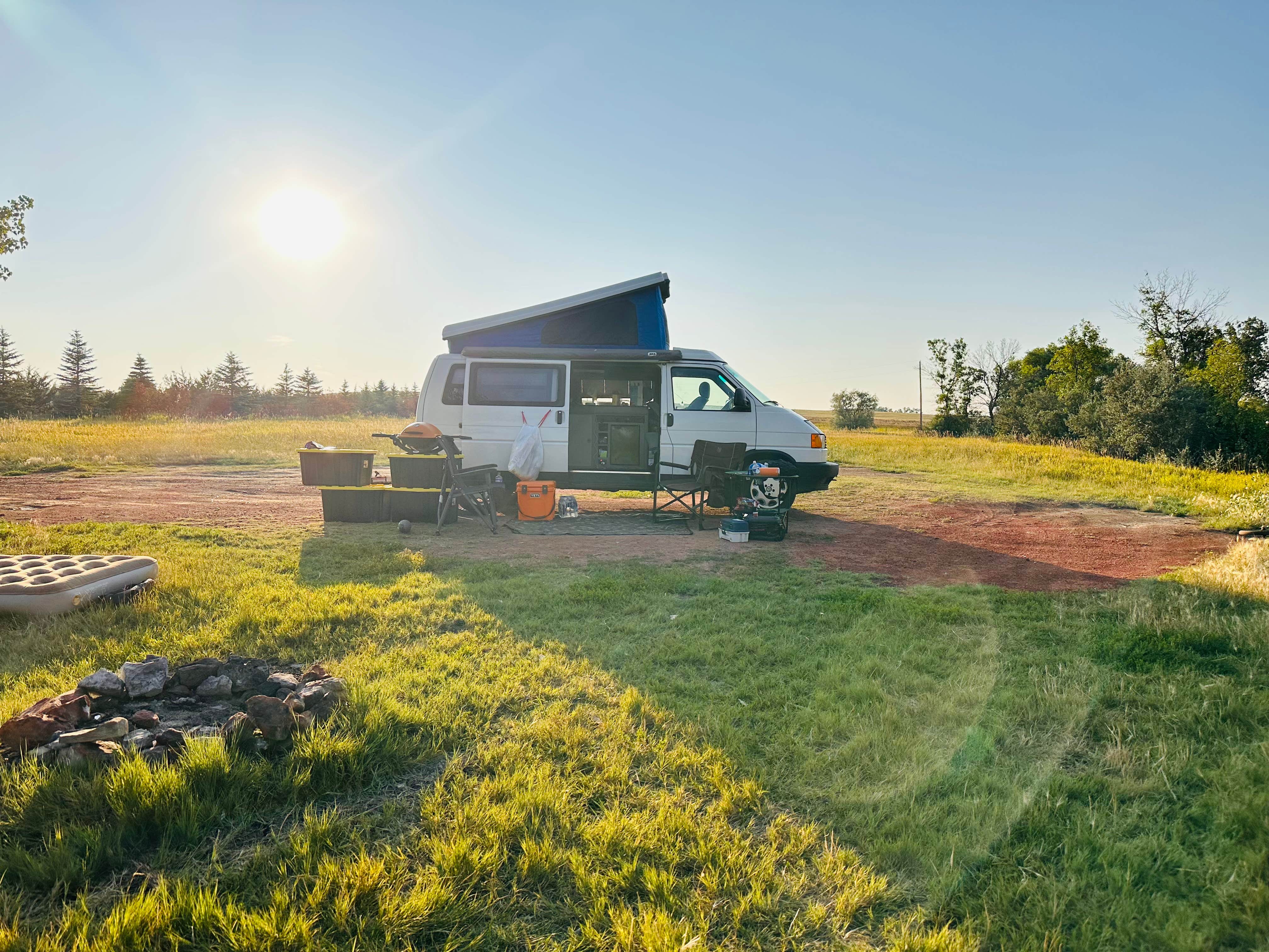 Camper-submitted photo at Camel's Hump Lake near Sentinel Butte, ND
