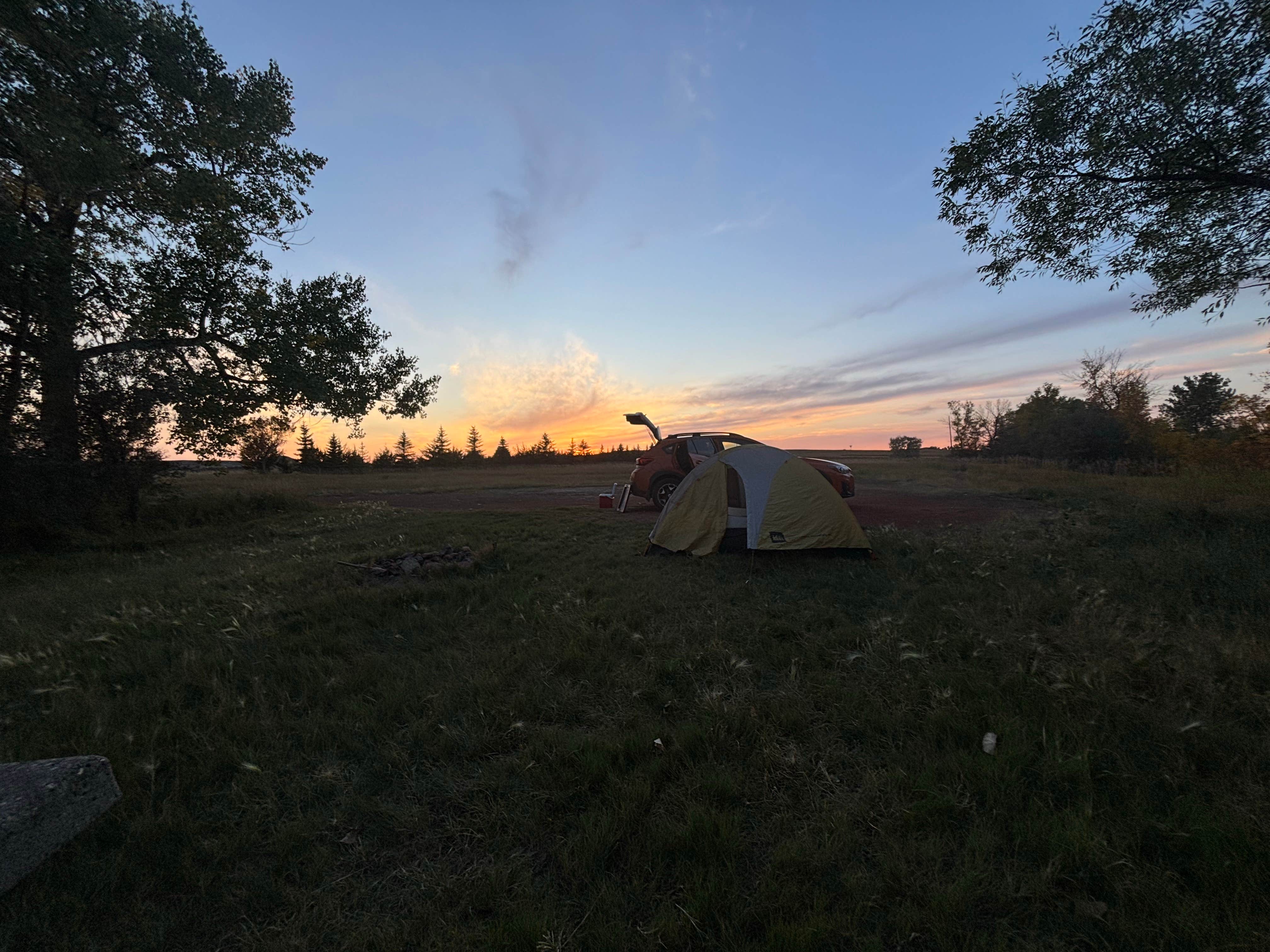 Camper-submitted photo at Camel's Hump Lake near Sentinel Butte, ND