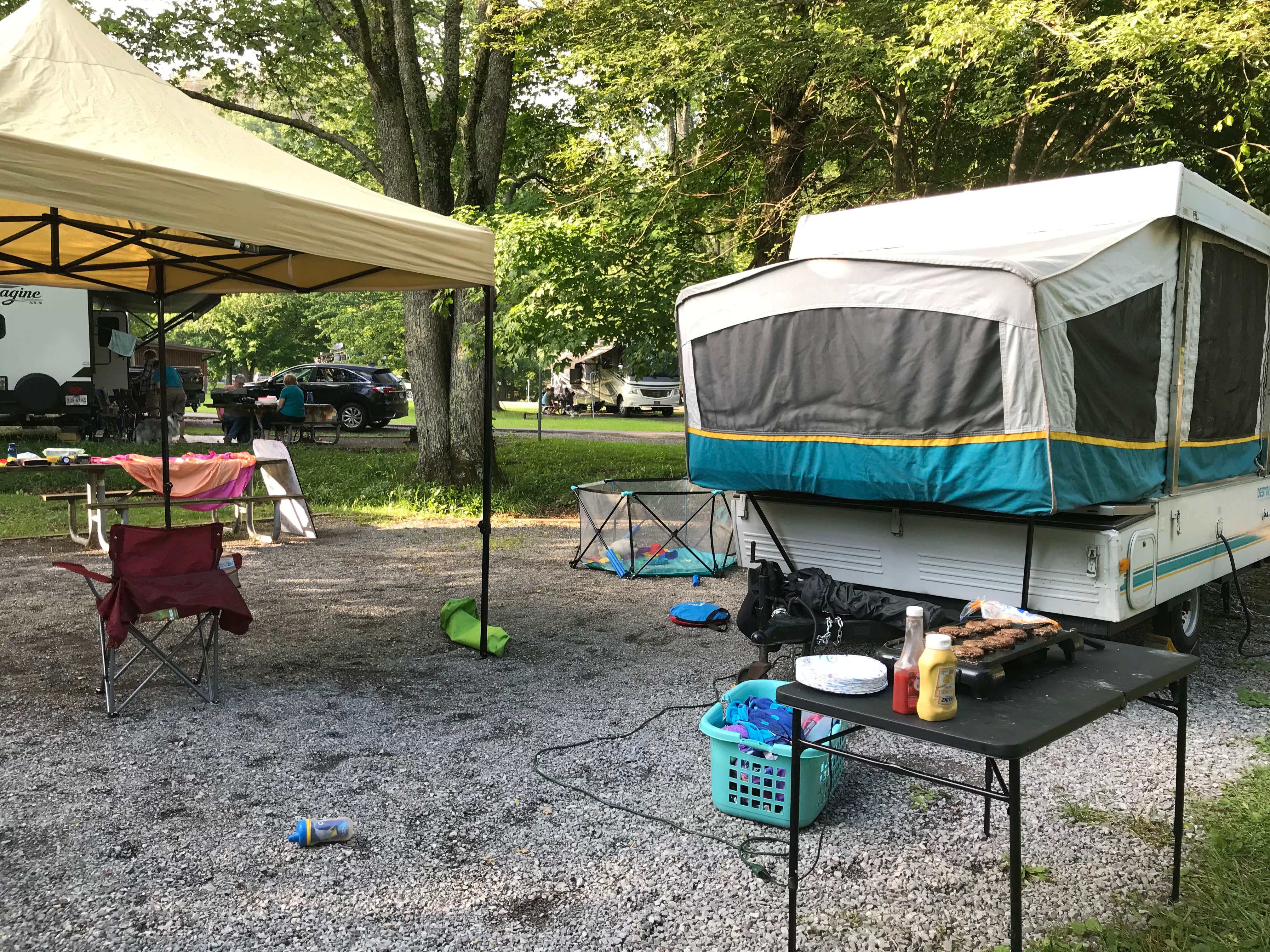 Camper-submitted photo at Camp Burson Campground — Hungry Mother State Park near Atkins, VA