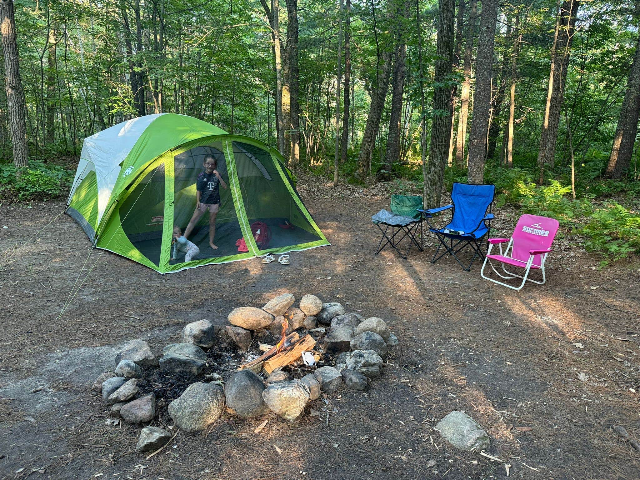 Camping near Pine Ridge Campground — Itasca State Park: Camp Itasca, Shevlin, Minnesota