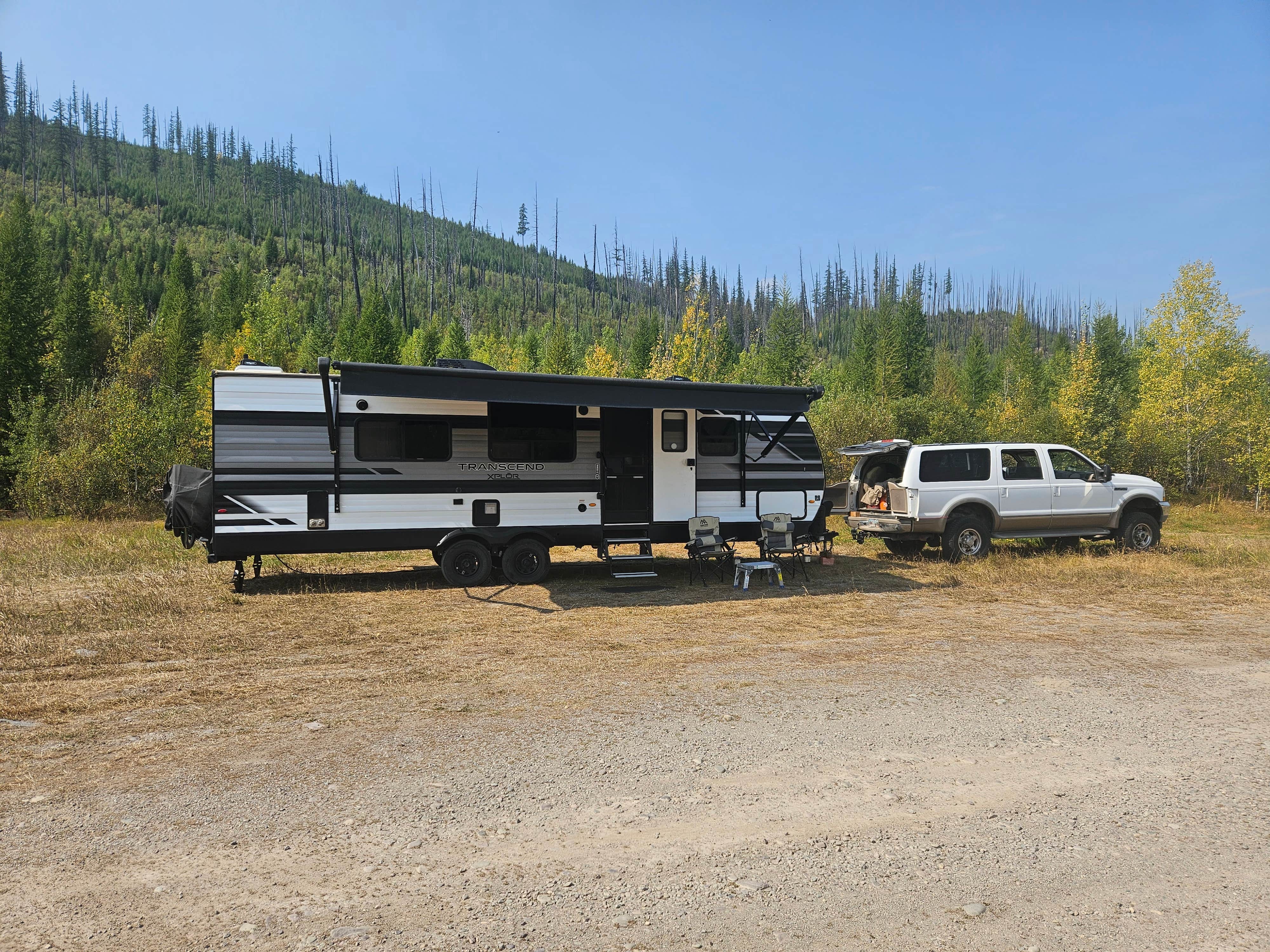 Camper-submitted photo at Camp off North Fork Road near Columbia Falls, MT