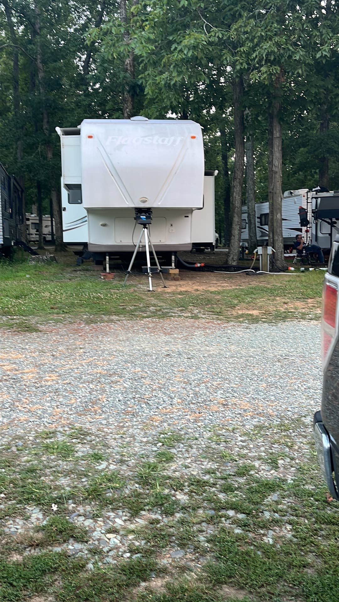 Nina B.'s photo of rv camping at Cane Creek Campground and RV Park near Reidsville, NC
