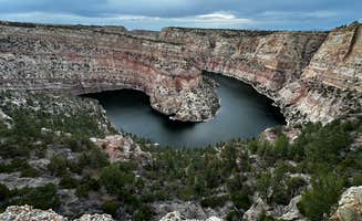 Shane W.'s photo of a dispersed camping area at Canyon Overlook Dispersed near Hanna, WY