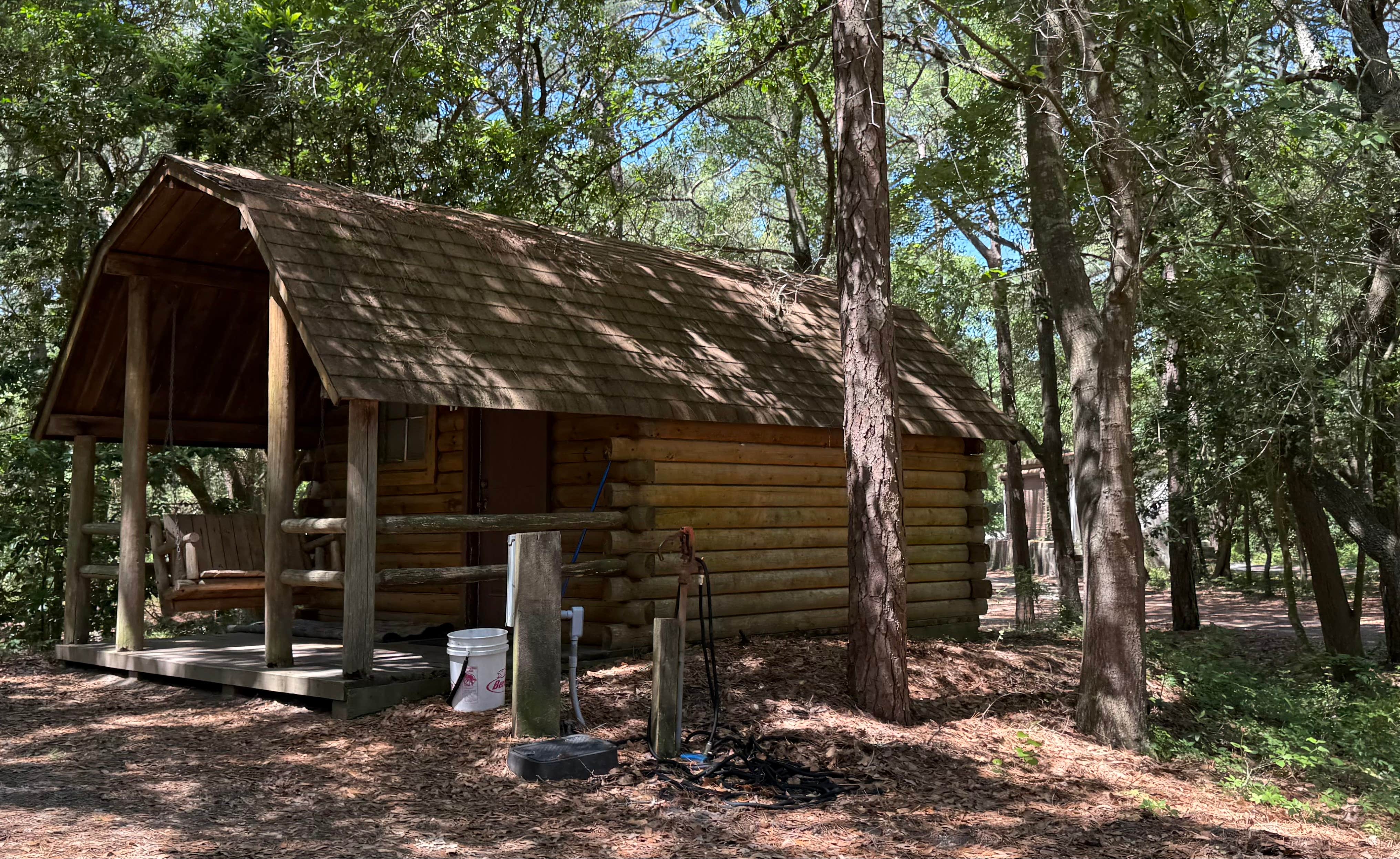 Janet R.'s photo of a cabin at Military Park Fort Story Cape Henry RV Park near Hampton, VA