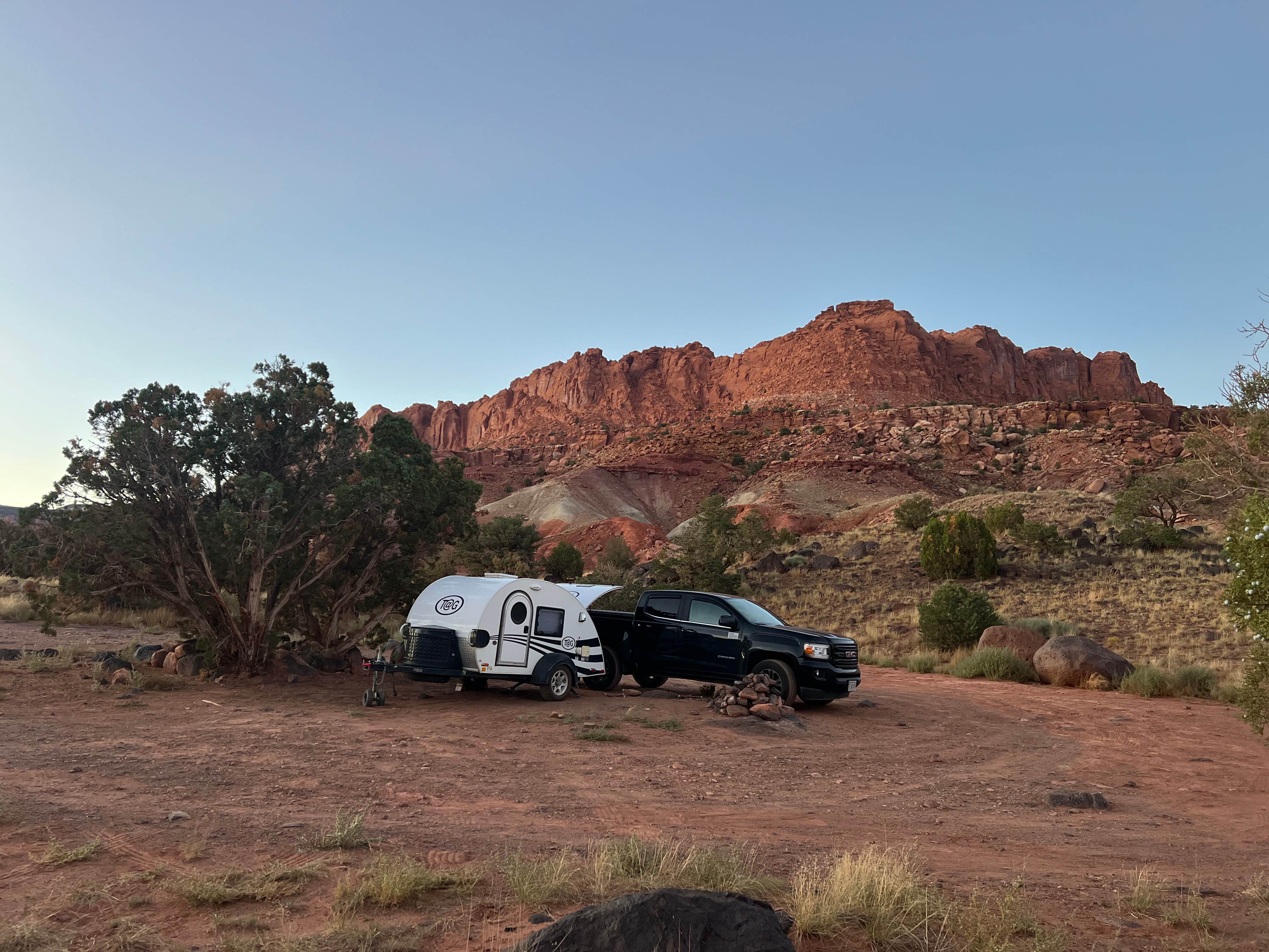 Doug's photo of a dispersed camping area at Capitol Reef National Park Dispersed Camping in Utah