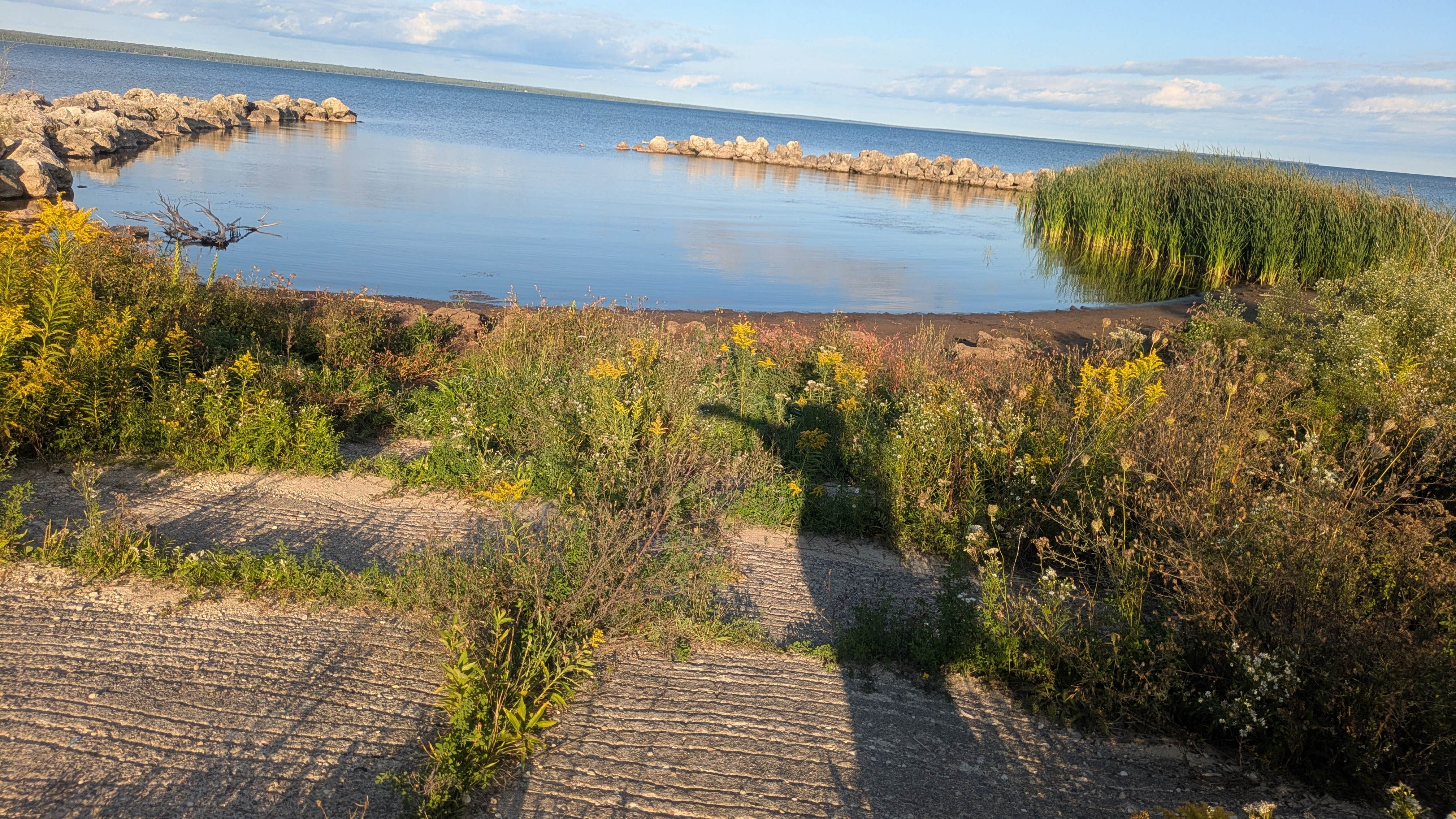 Vidalia S.'s photo of a dispersed camping area at Carp River Boat Launch near Rudyard, MI