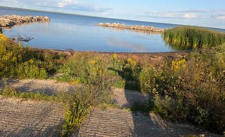 Vidalia S.'s photo of a dispersed camping area at Carp River Boat Launch near De Tour Village, MI