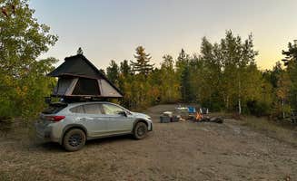 Sawyer P.'s photo of a dispersed camping area at Castle Danger in Minnesota