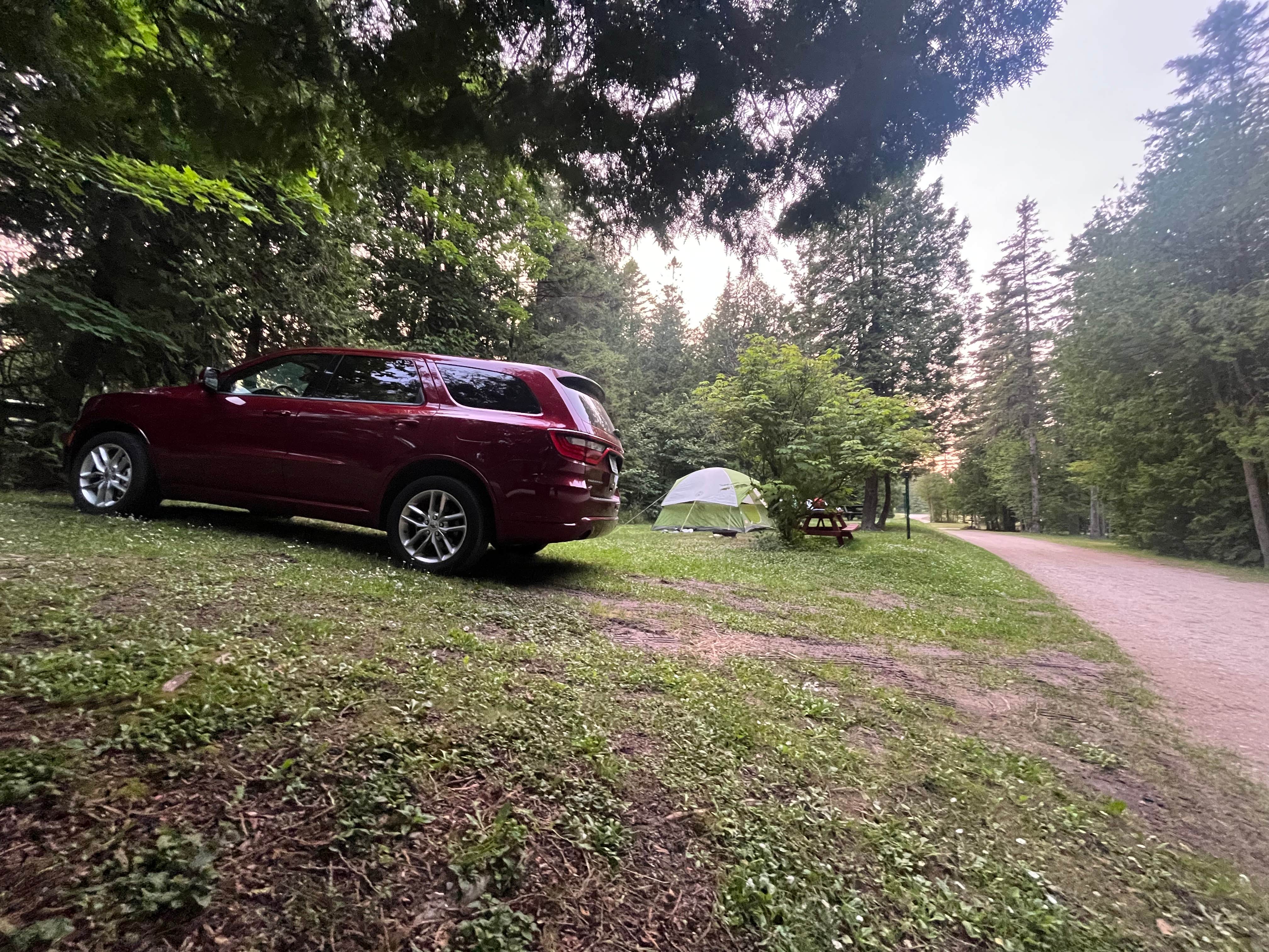 Camper submitted image from Castle Rock Lakefront Mackinac Trail Campground - 1