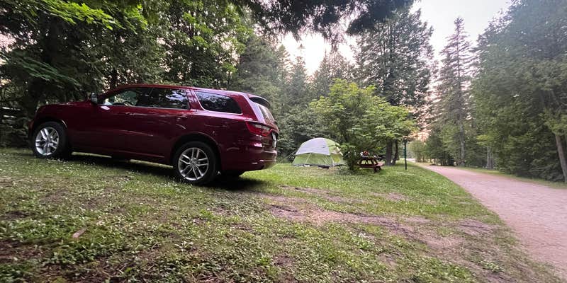 Camper submitted image from Castle Rock Lakefront Mackinac Trail Campground