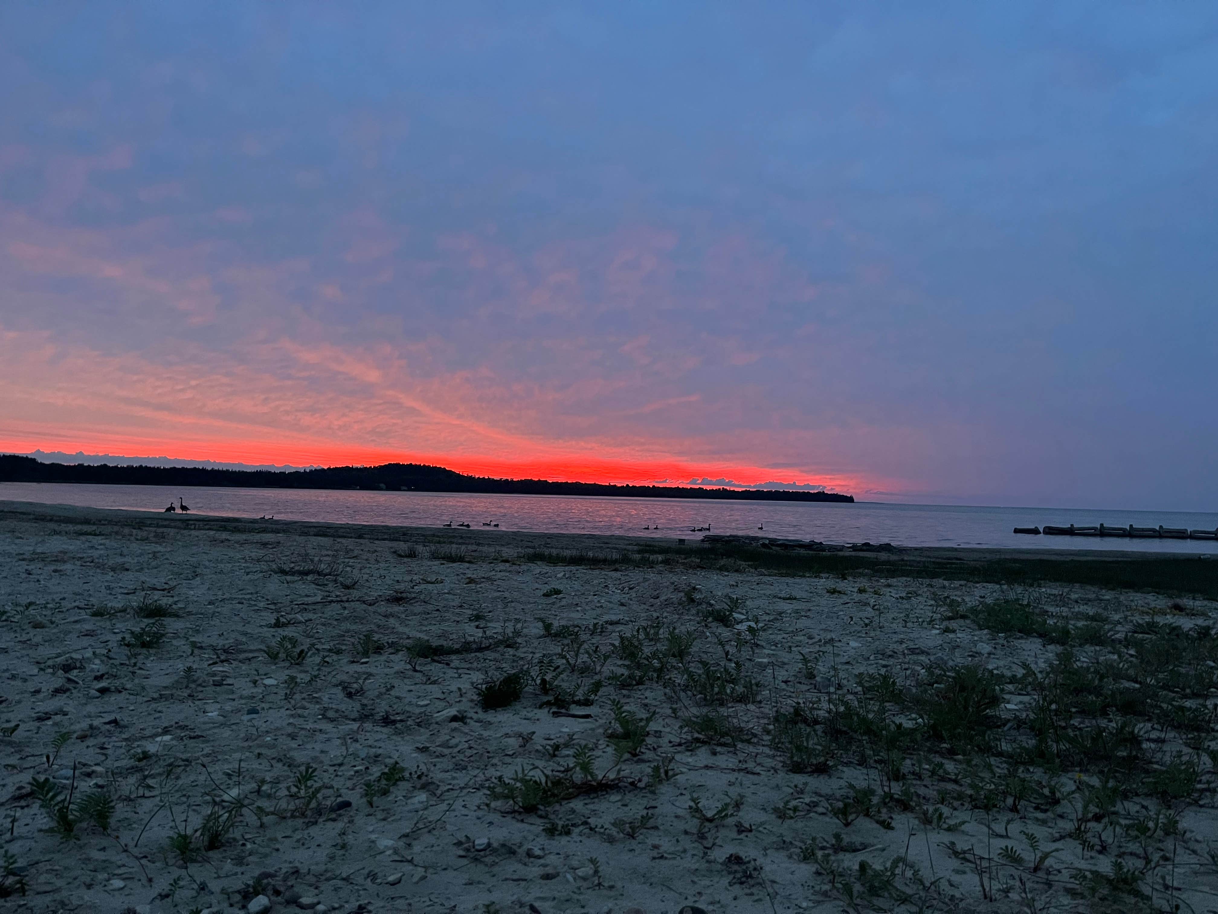 Camper submitted image from Castle Rock Lakefront Mackinac Trail Campground - 3