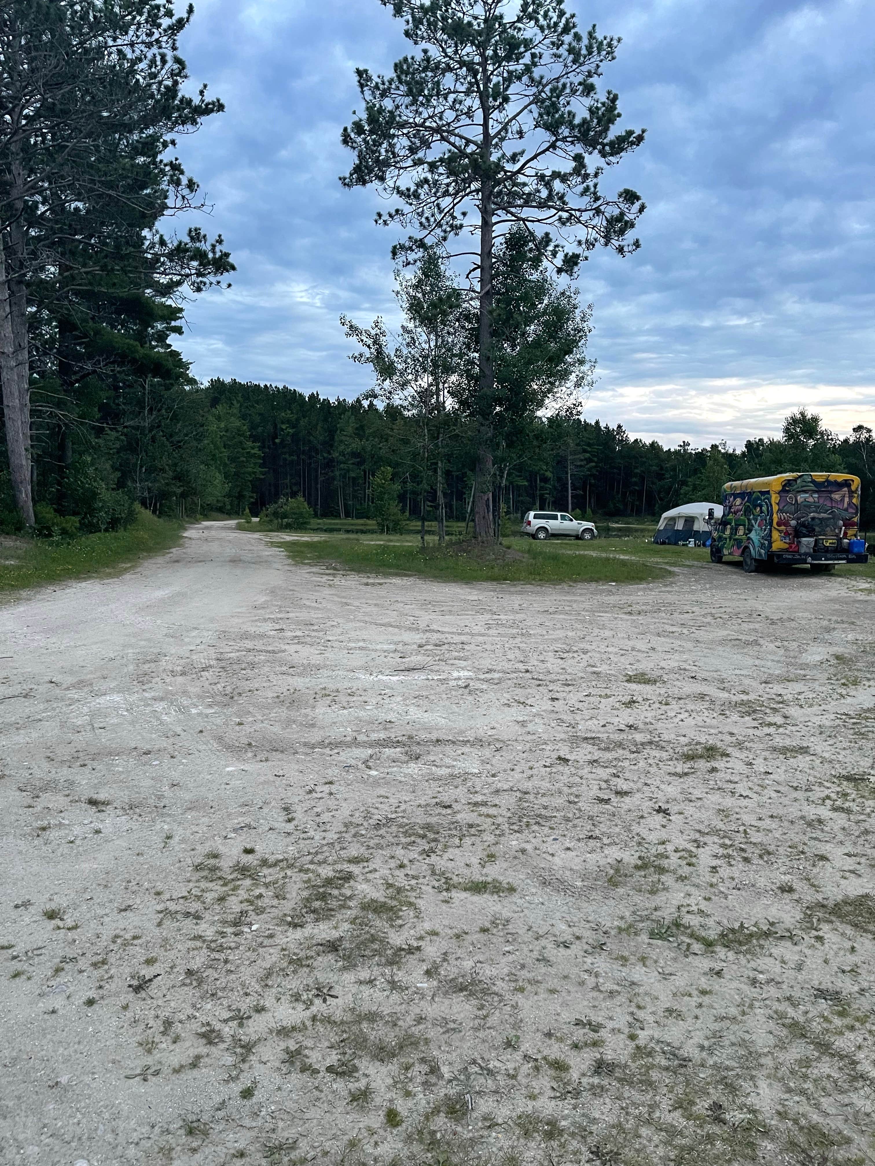 Evan D.'s photo of a dispersed camping area at Castle Rock Ponds near Rudyard, MI