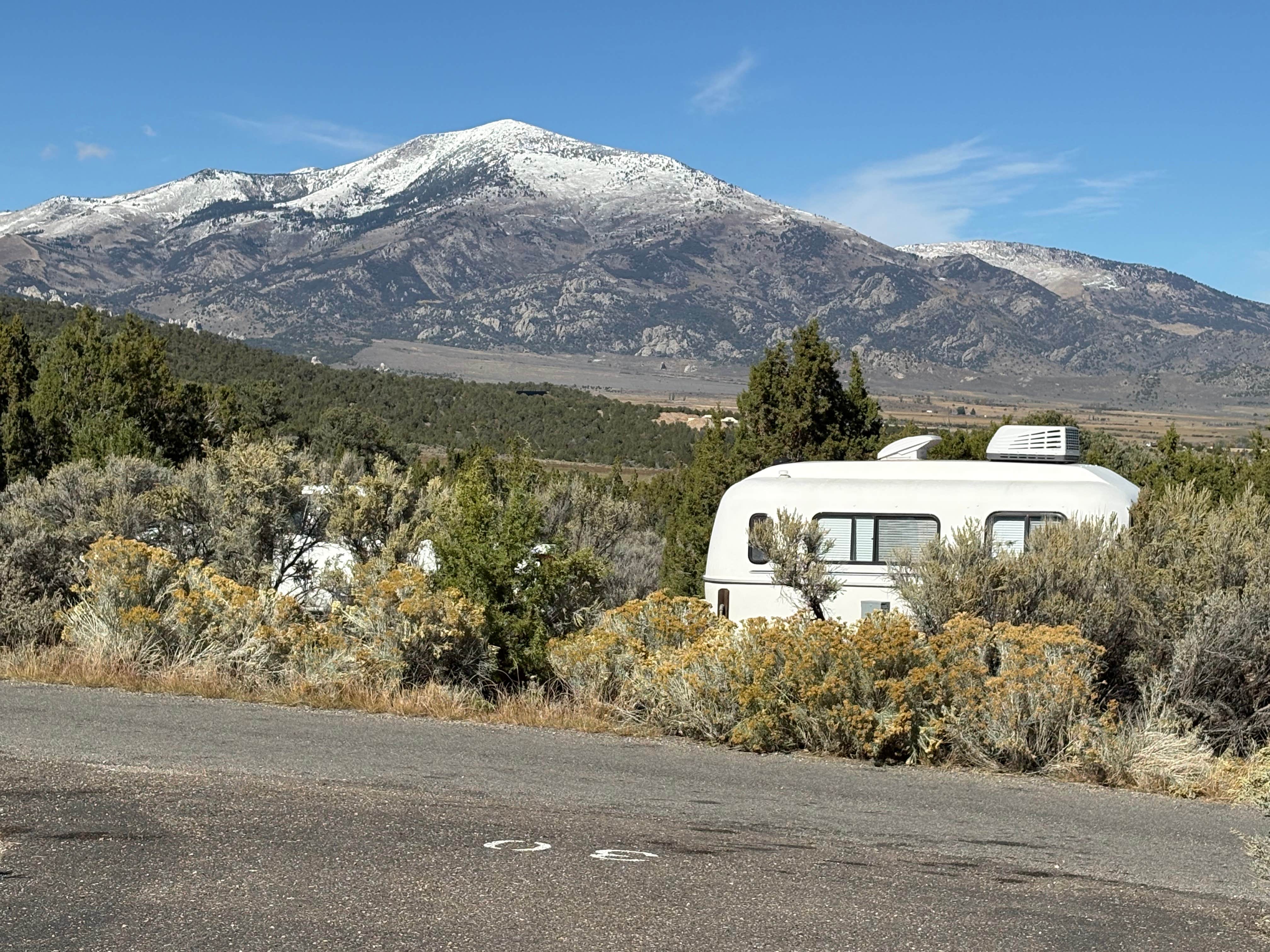 Karin G.'s photo of rv camping at Smoky Mountain Campground — Castle Rocks State Park near Park Valley, UT