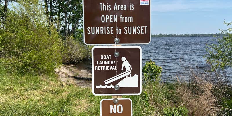 Camper submitted image from Catfish Lake Waterfront site and Walk in Campsite