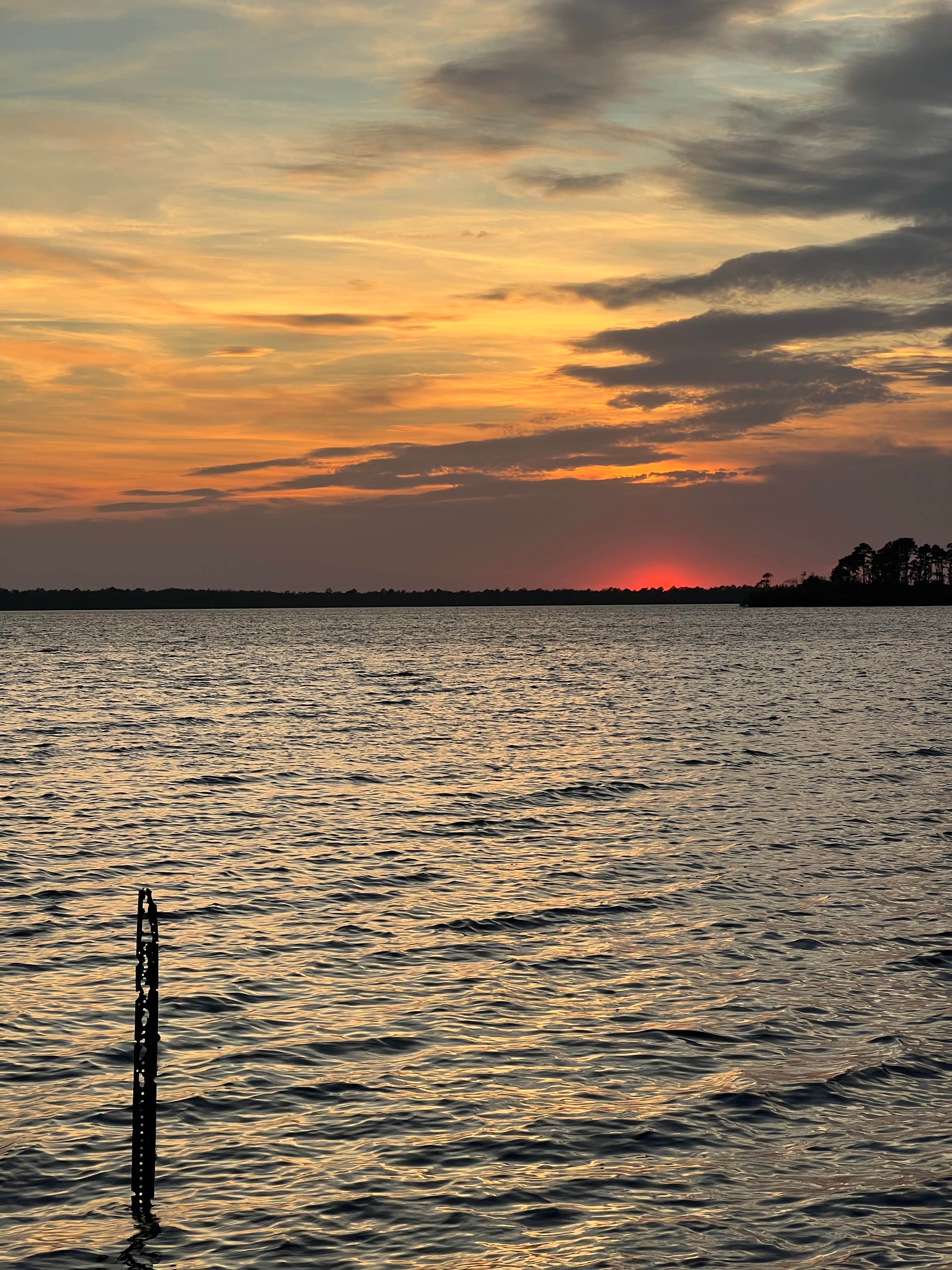 Camper-submitted photo at Catfish Lake Waterfront site and Walk in Campsite near New Bern, NC